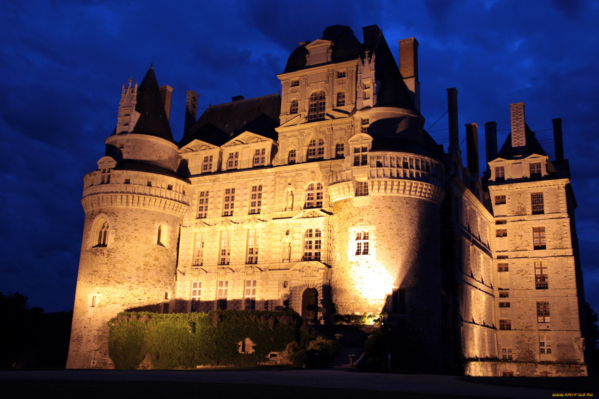 chateau, de, brissac, города, замки, франции, chateau, de, brissac