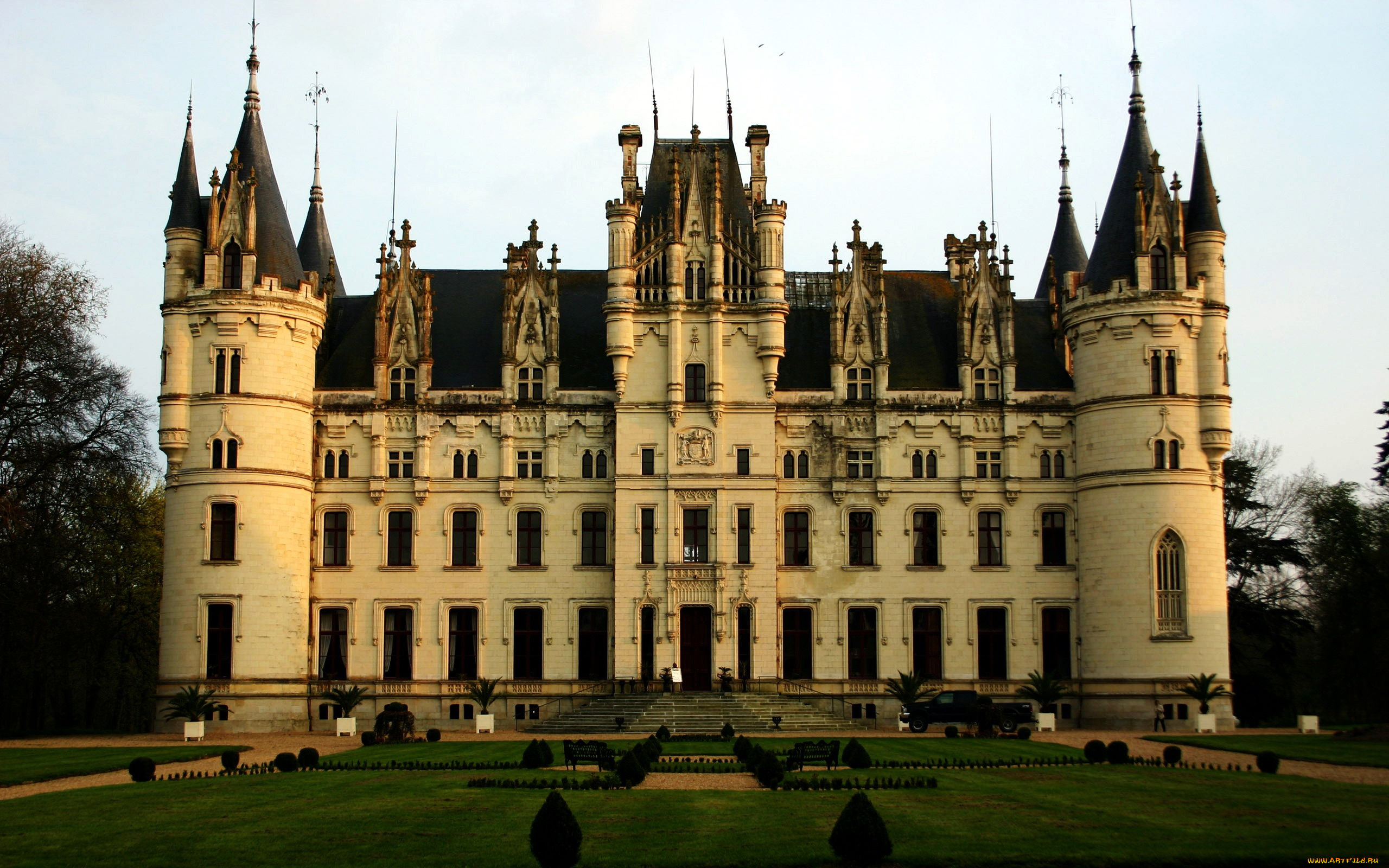 chateau, de, challain, города, замки, франции, chateau, de, challain