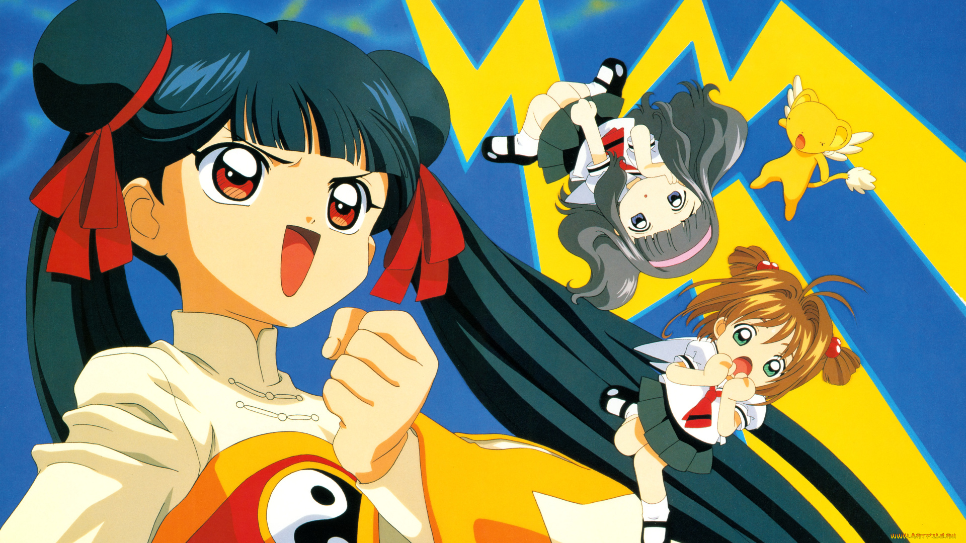 аниме, card, captor, sakura, хроника, крыльев