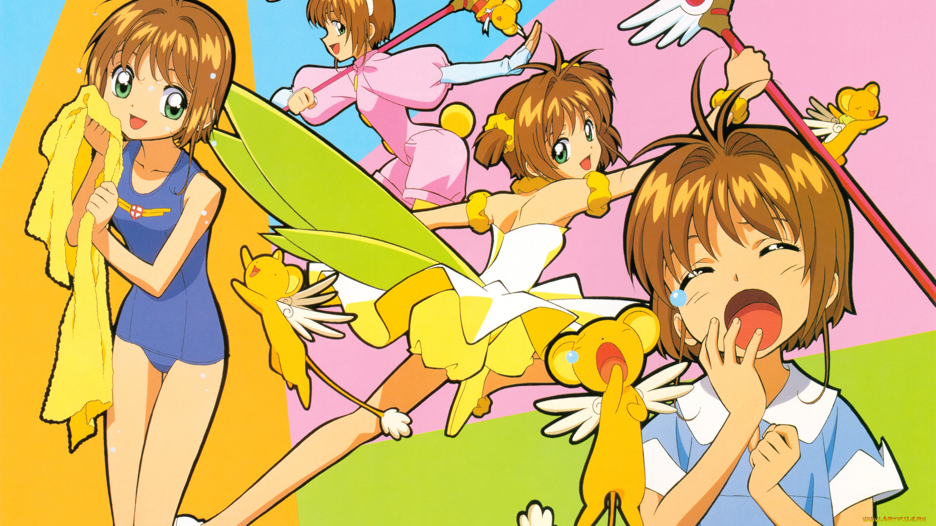 аниме, card, captor, sakura, сакура, собирательница, карт