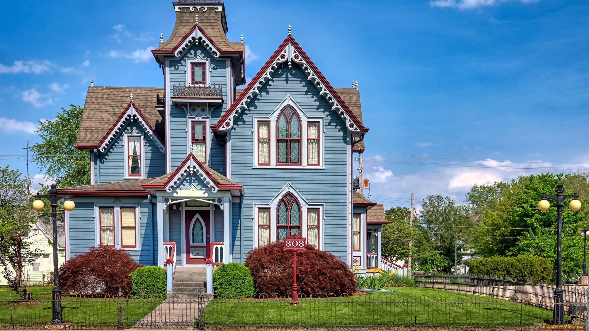 города, -, здания, , дома, жилой, дом