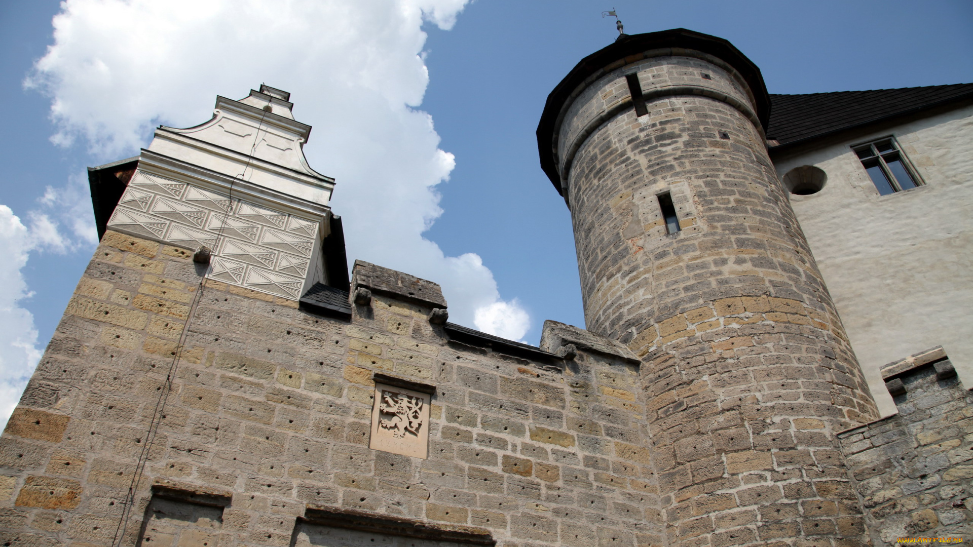 города, замки, чехии, замок