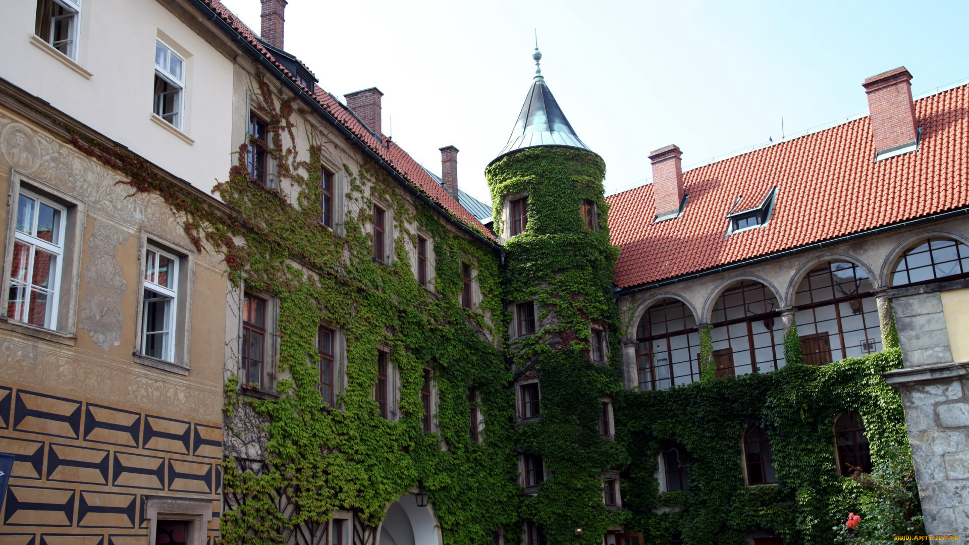 hruba, skala, castle, города, замки, чехии, hruba, skala, castle