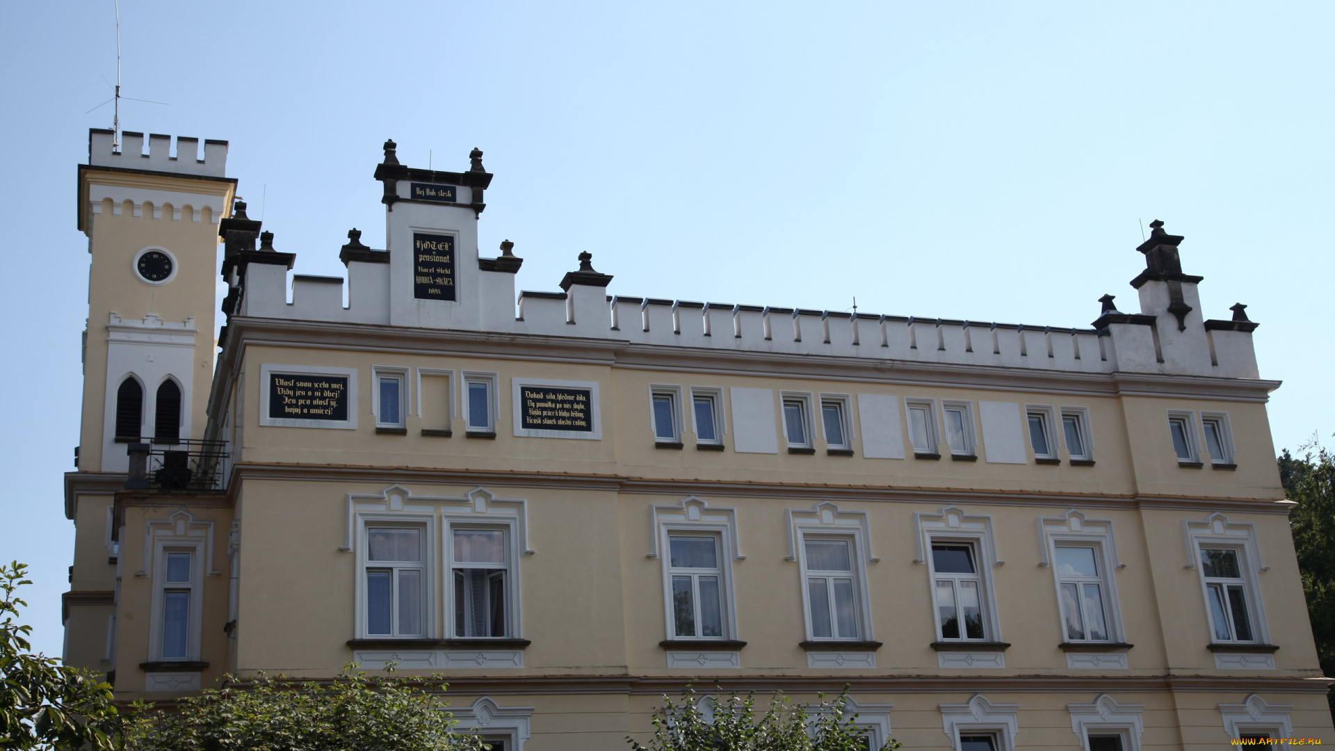 hruba, skala, castle, города, замки, чехии, hruba, skala, castle