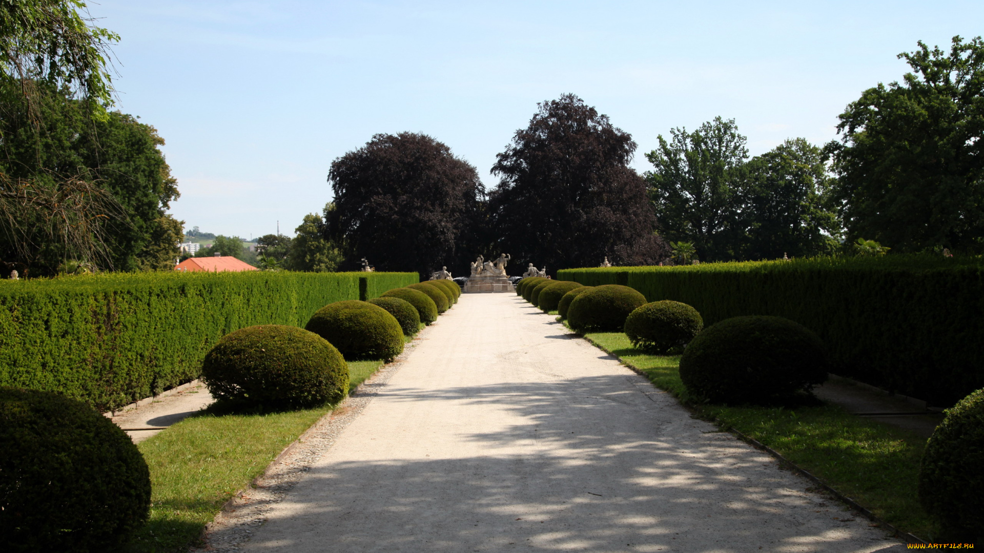 природа, парк, аллея