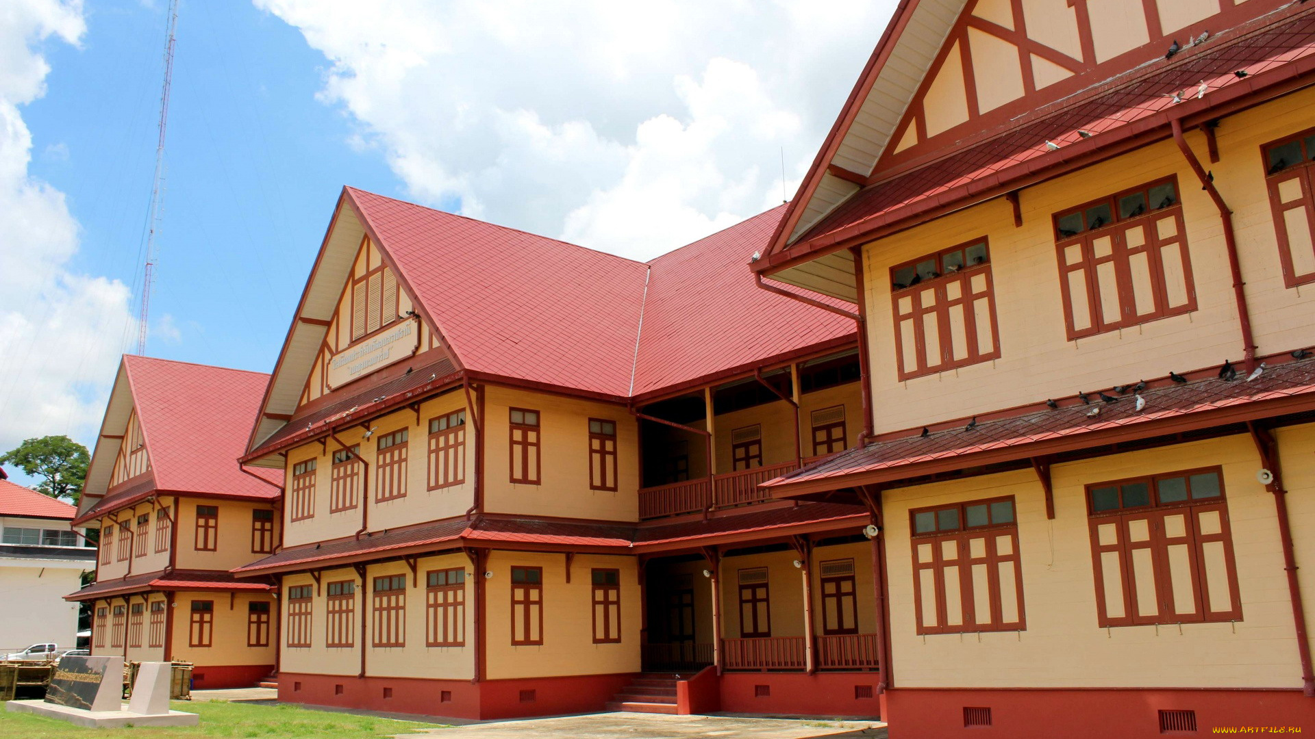 thailand, города, -, здания, , дома