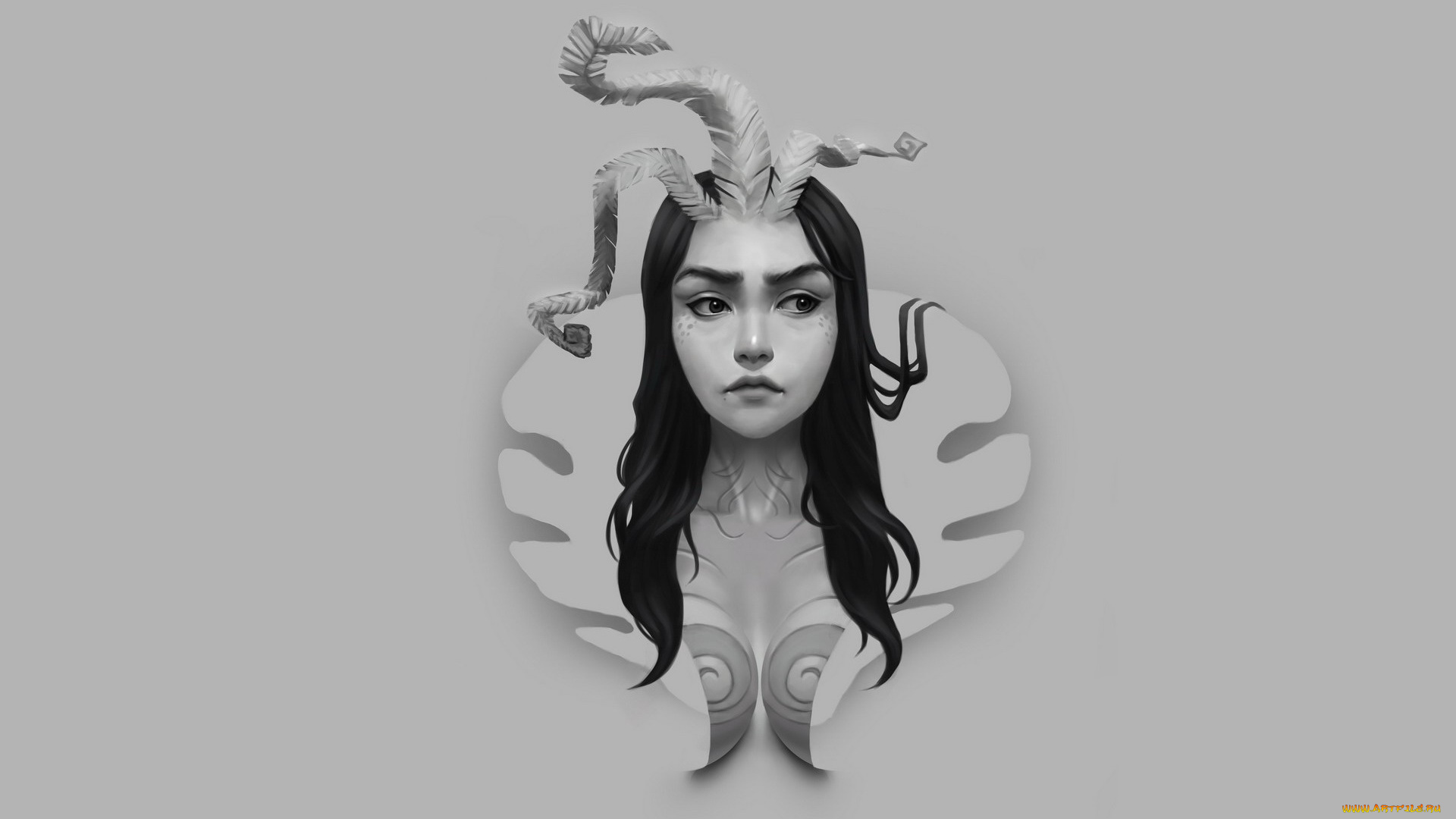 видео, игры, league, of, legends, лицо, перья