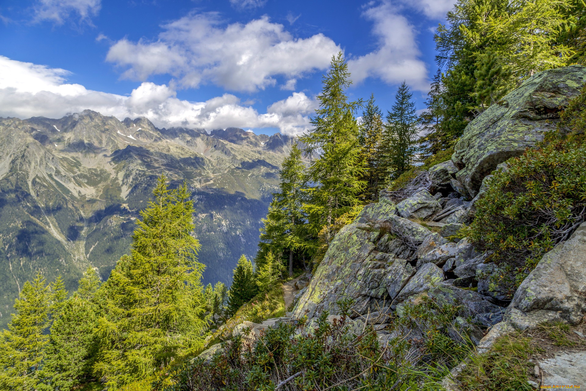 france, alps, природа, горы