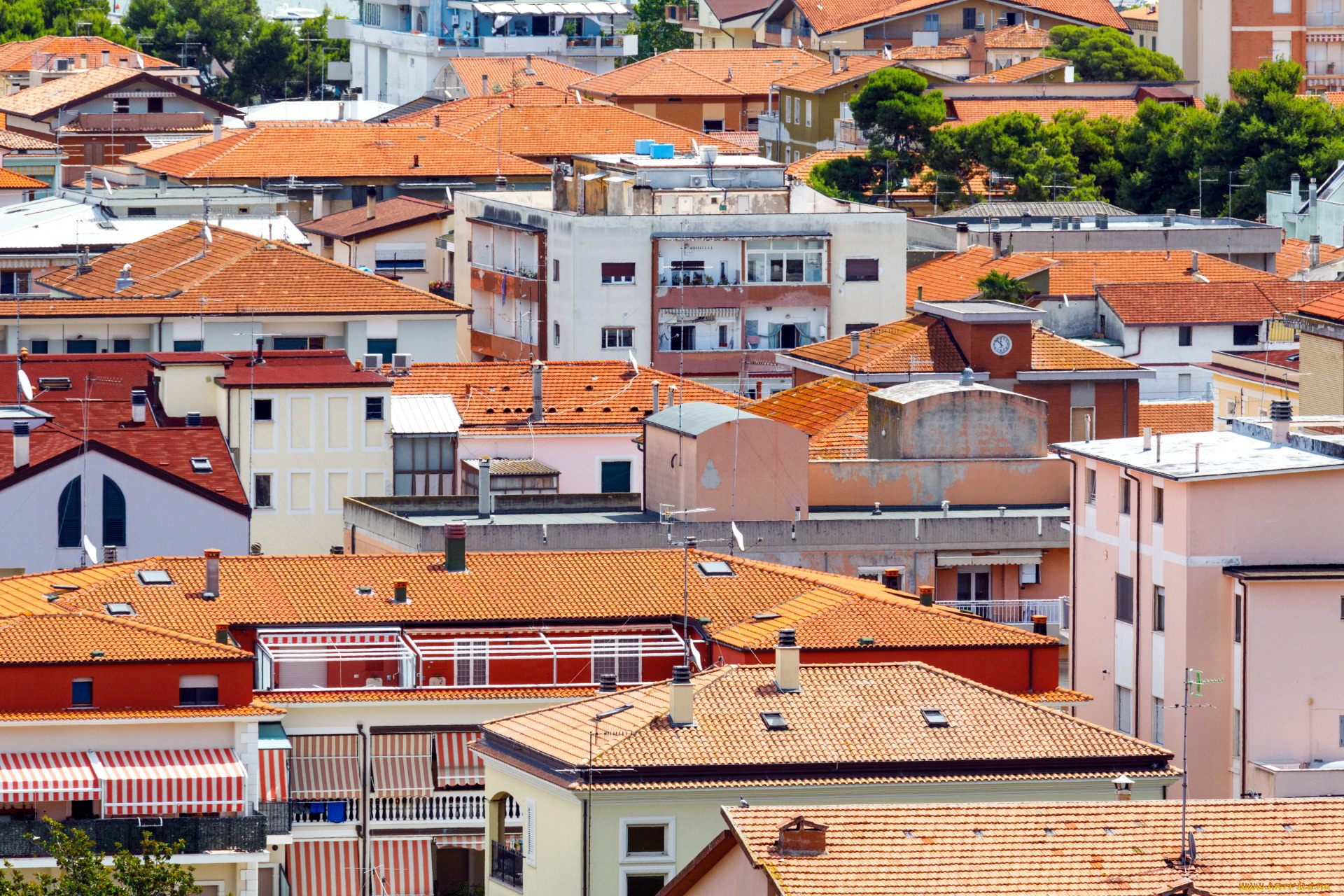 italy, города, -, панорамы