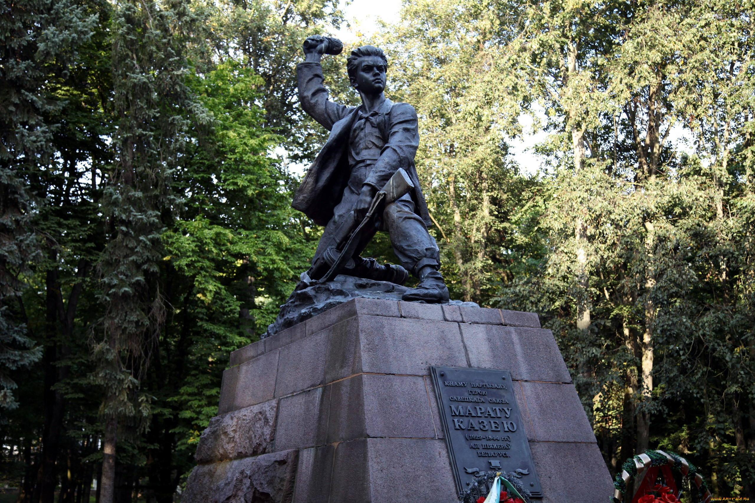 города, минск, , беларусь, памятник