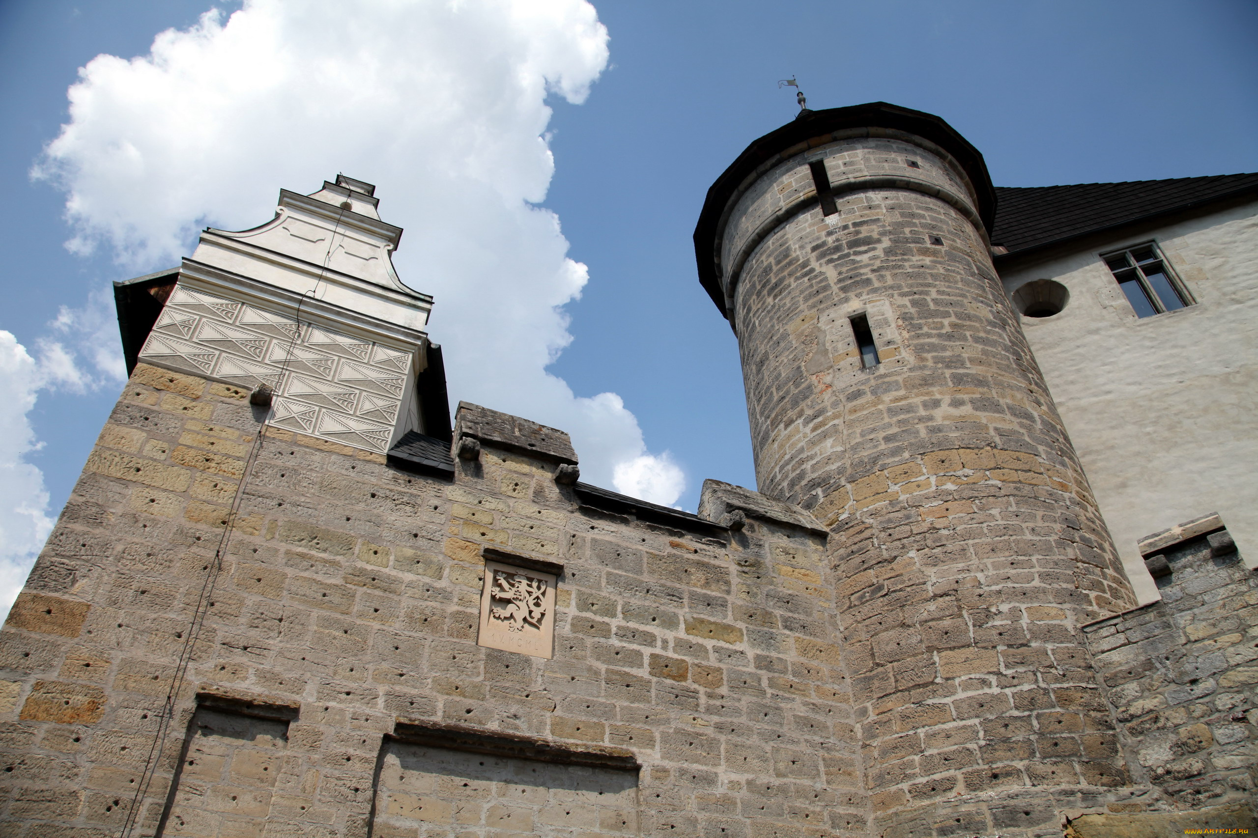 города, замки, чехии, замок