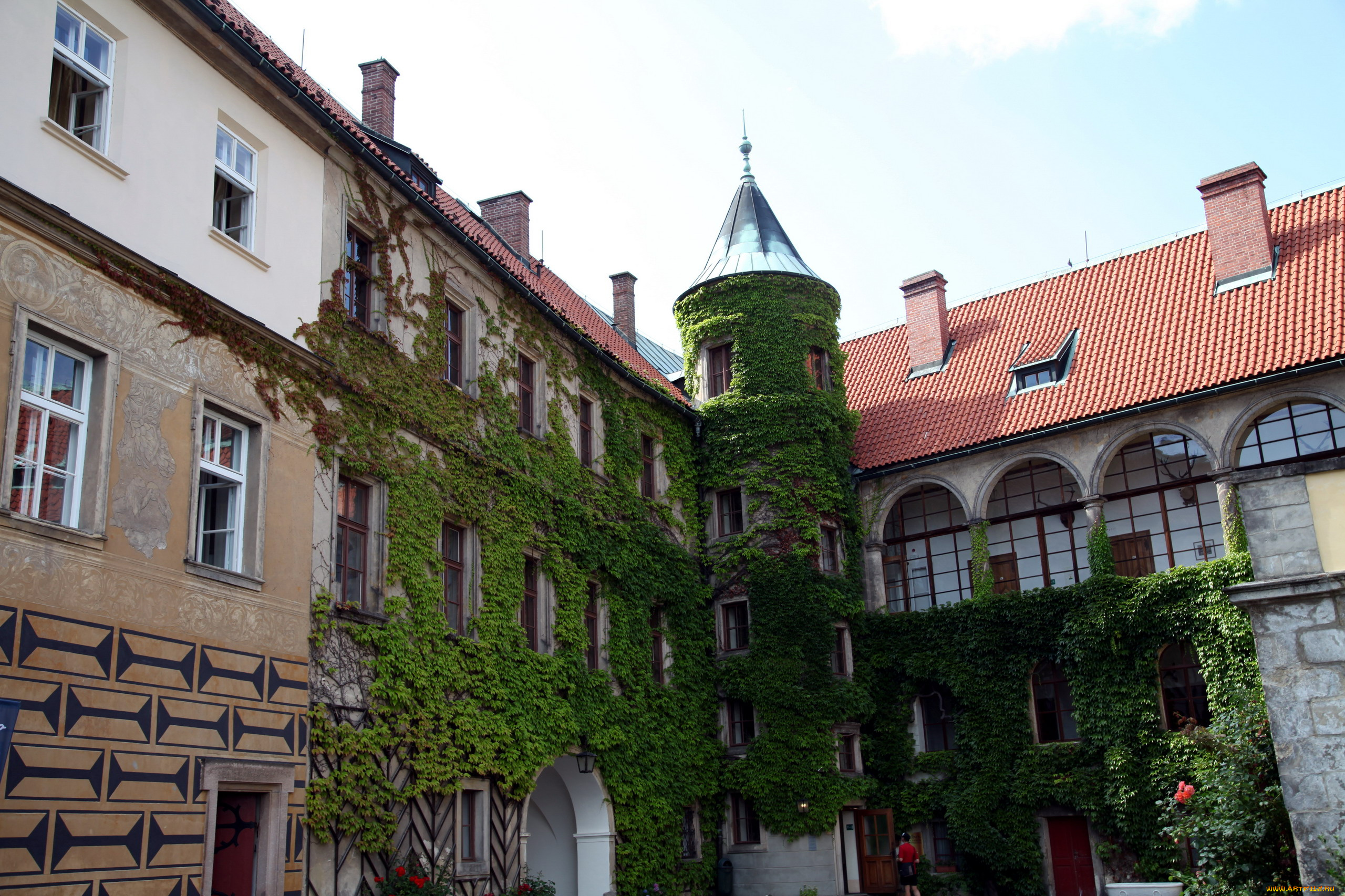 hruba, skala, castle, города, замки, чехии, hruba, skala, castle