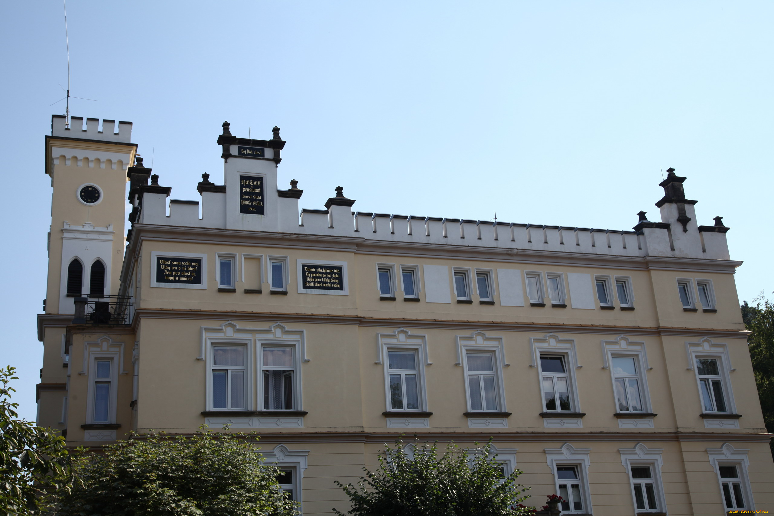 hruba, skala, castle, города, замки, чехии, hruba, skala, castle