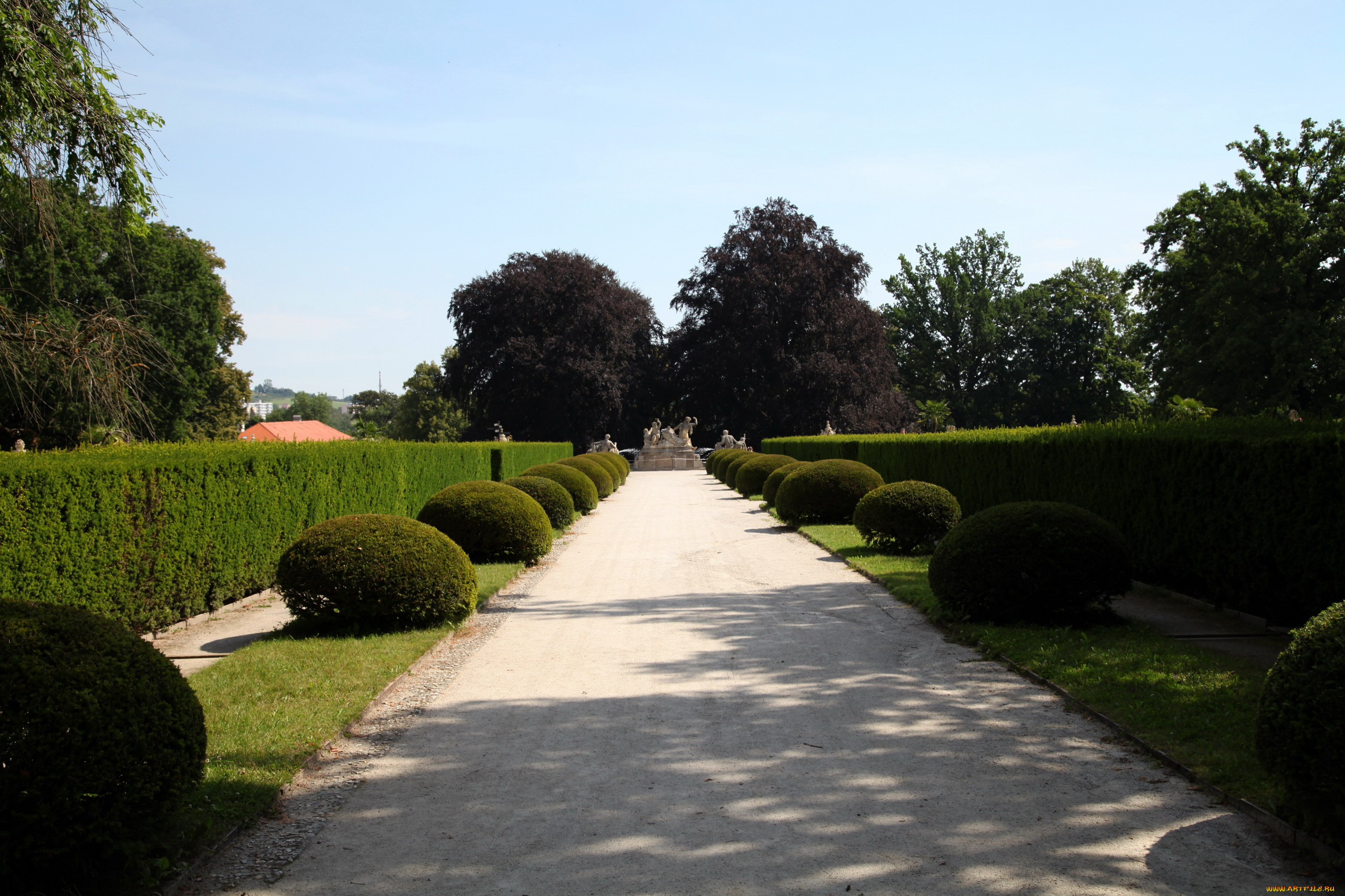 природа, парк, аллея