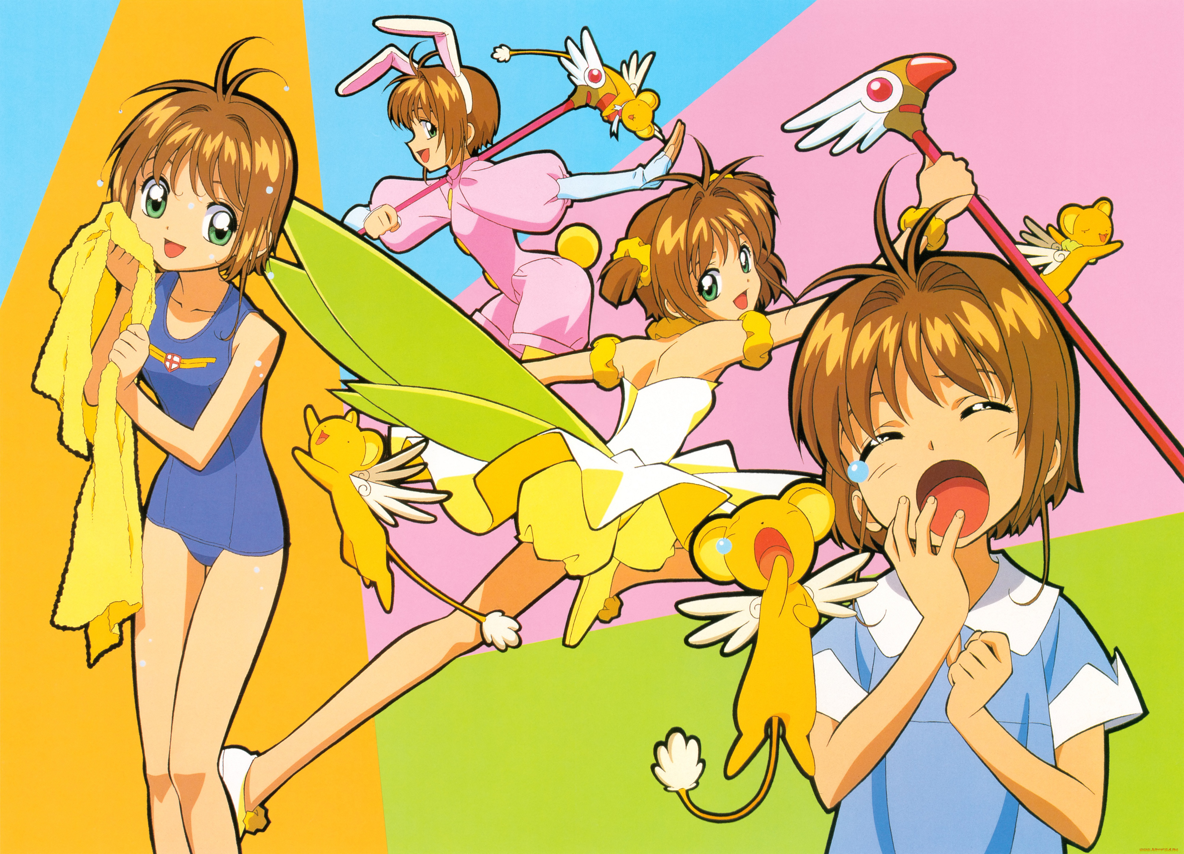 аниме, card, captor, sakura, сакура, собирательница, карт