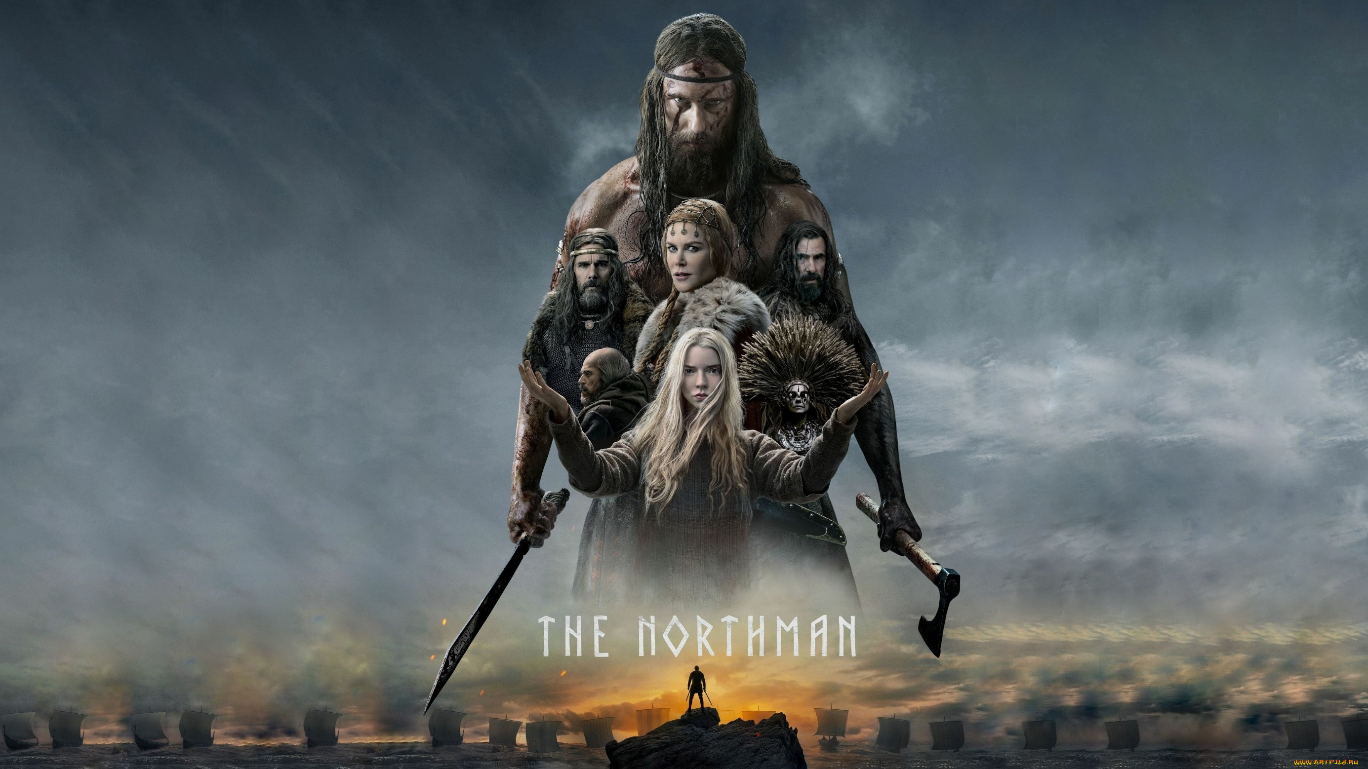the, northman, ||, 2022, кино, фильмы, the, northman, alexander, skarsgard, anya, taylor, joy, николь, кидман, the, northman, варяг, фэнтези, боевик, триллер, драма