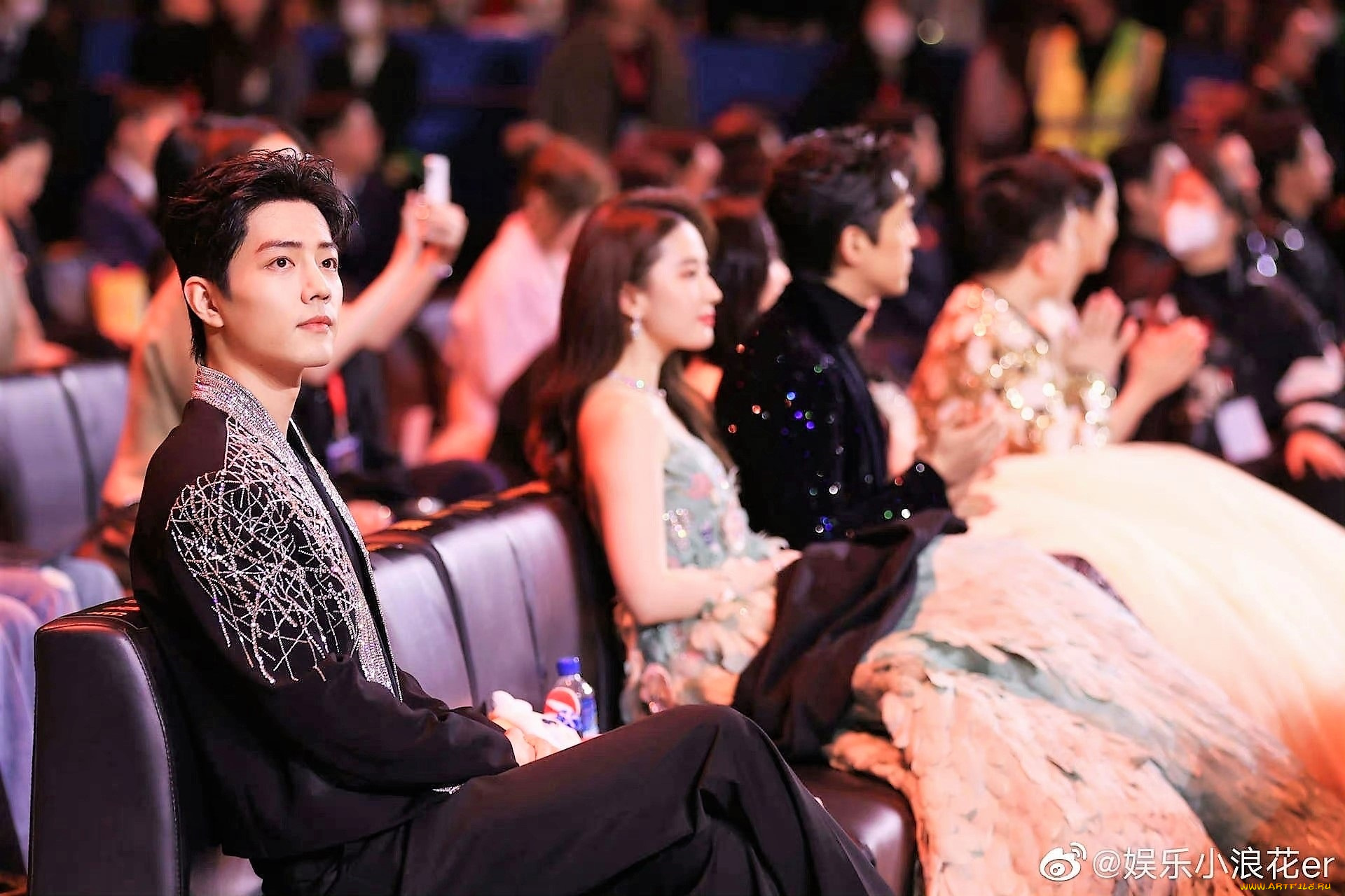 разное, знаменитости, сяо, чжань, зал, люди