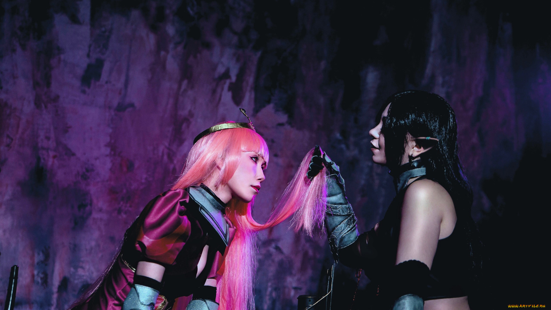 девушки, -, креатив, , косплей, образы, костюмы, сцена