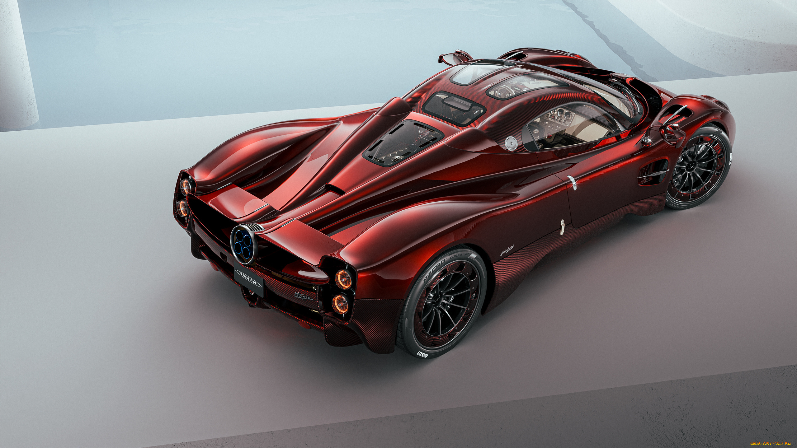 pagani, utopia, 2023, автомобили, pagani, utopia, гиперкар, вид, cвeрху