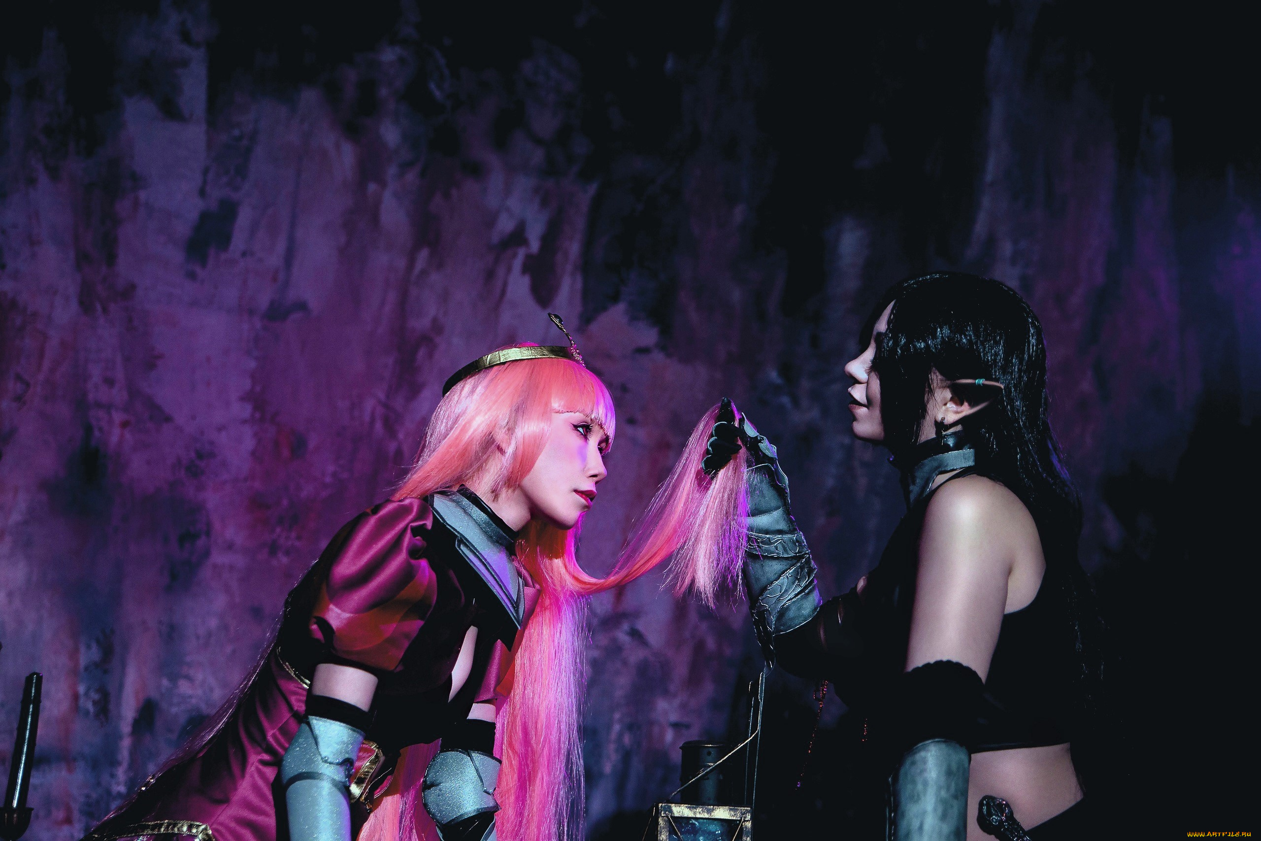 девушки, -, креатив, , косплей, образы, костюмы, сцена