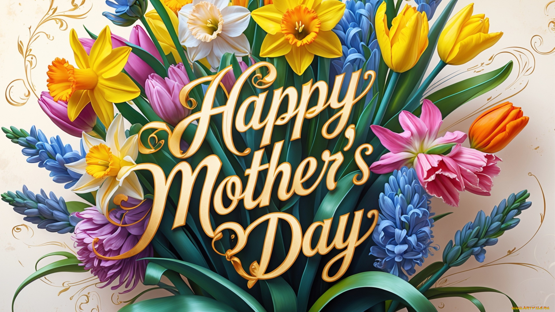 3д, графика, праздники, , holidays, mothers, day