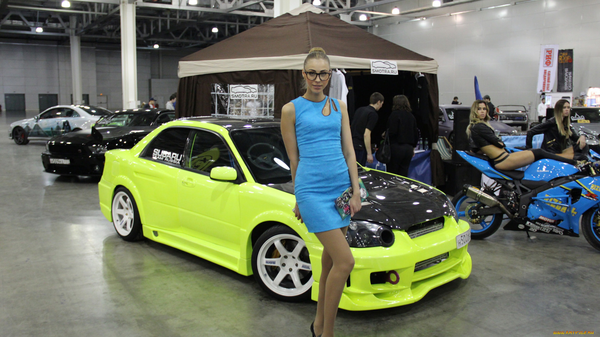 автомобили, -авто, с, девушками, subaru