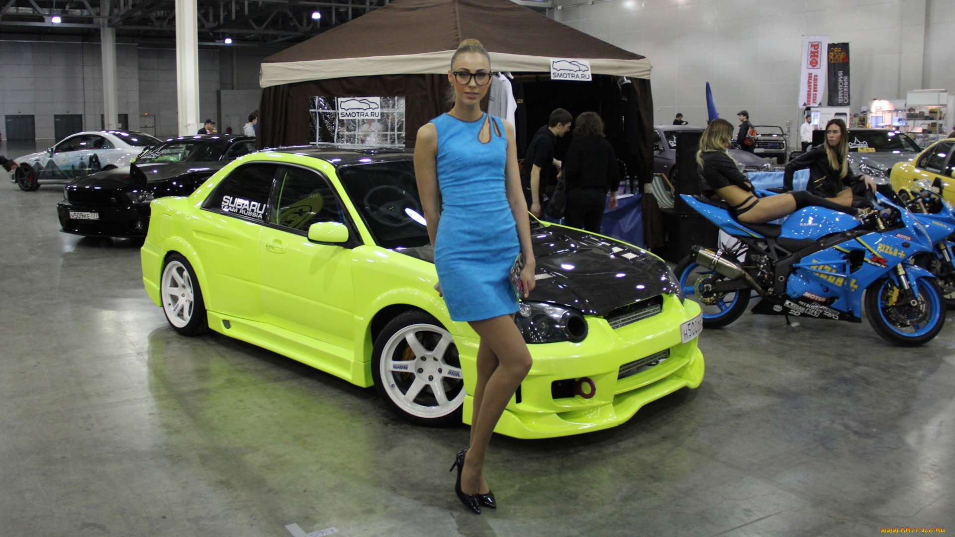 автомобили, -авто, с, девушками, subaru