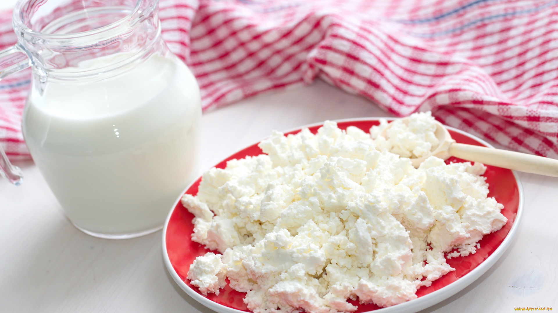 еда, масло, , молочные, продукты, кувшин, молоко, тарелка, творог