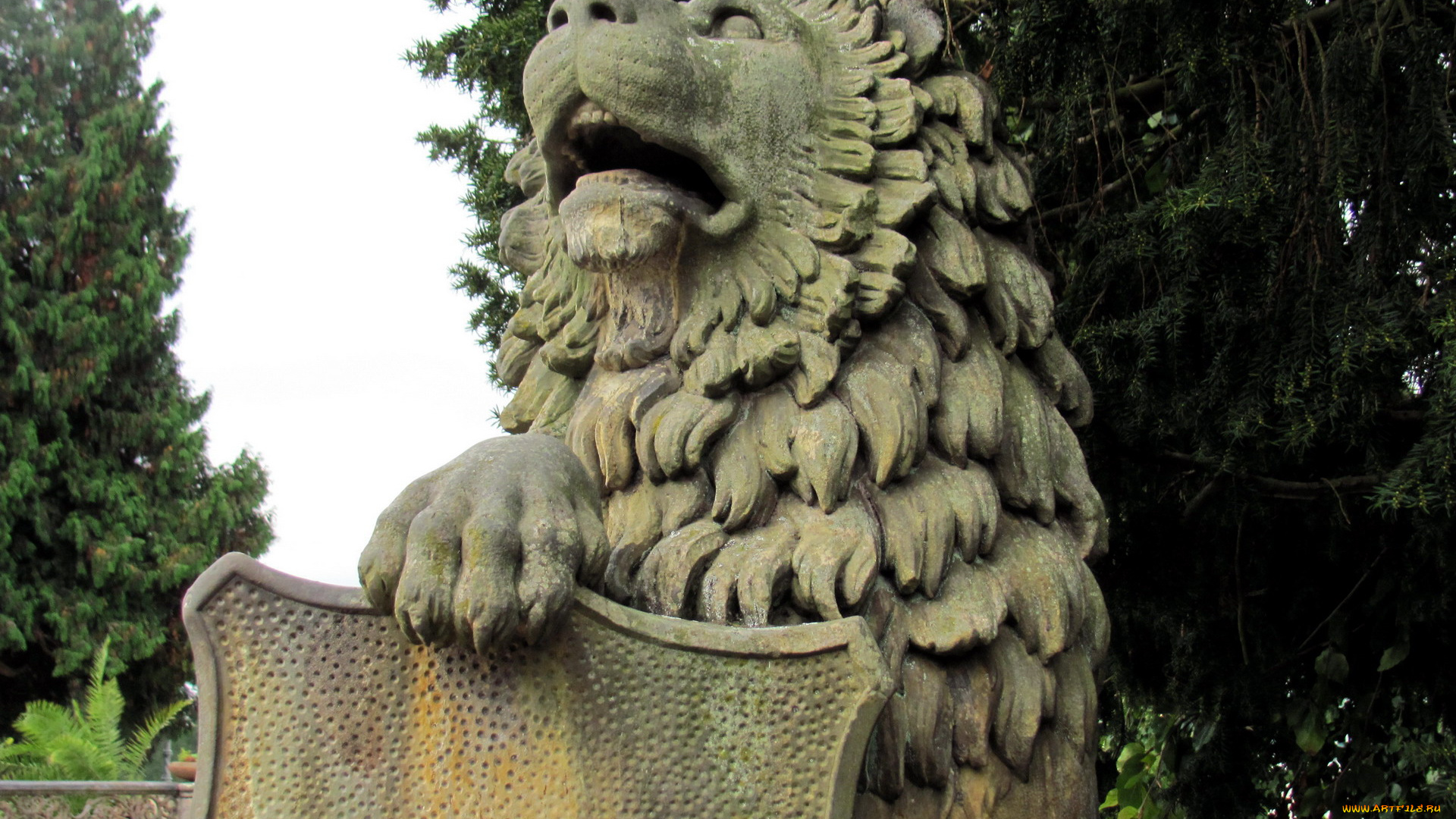 разное, рельефы, , статуи, , музейные, экспонаты, статуя, лев