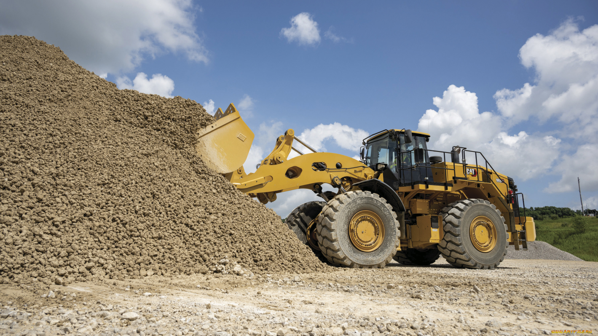 техника, фронтальные, погрузчики, cat