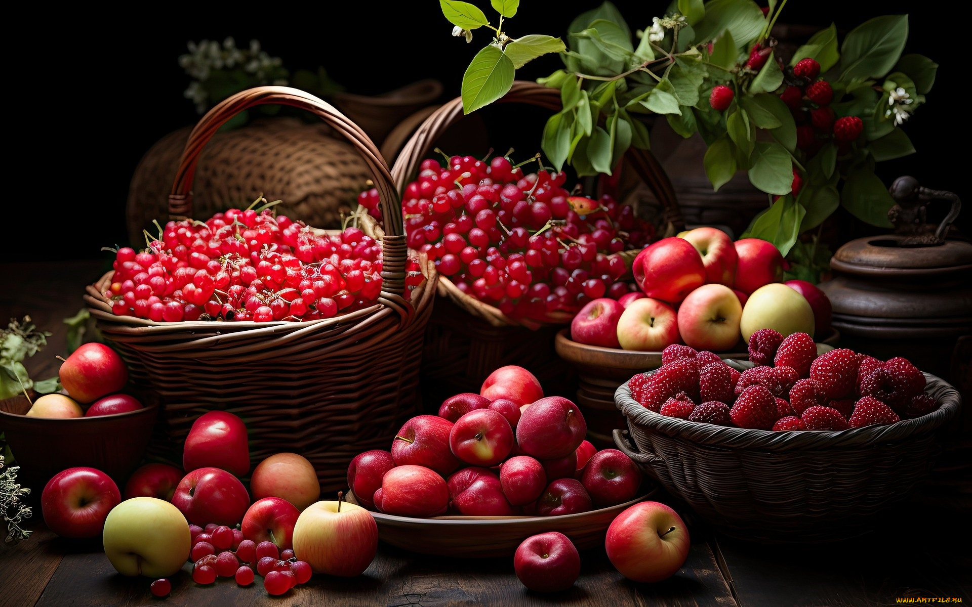 3д, графика, еда-, food, фрукты, ягоды