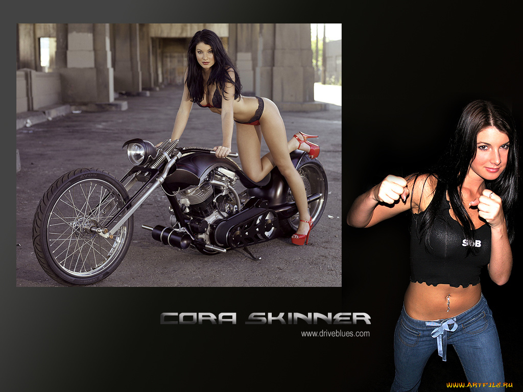 мотоциклы, мото, девушкой