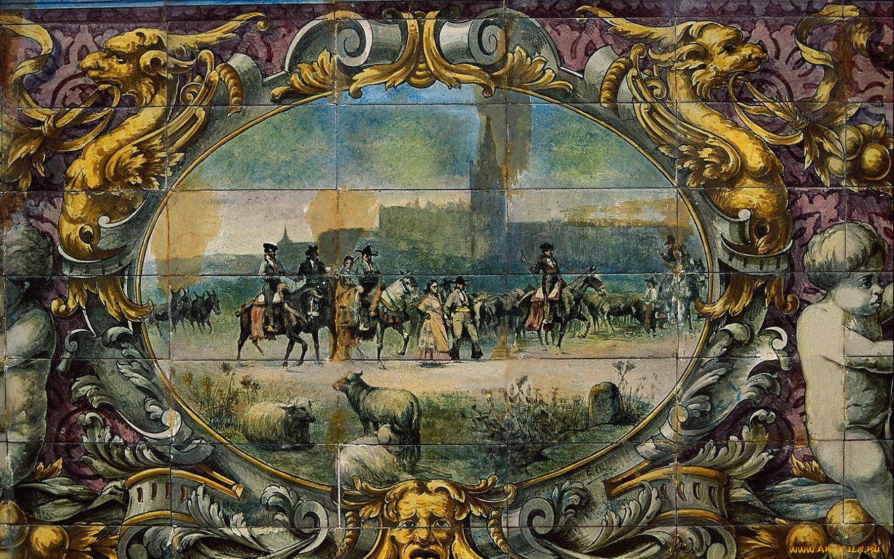 рисованные, живопись