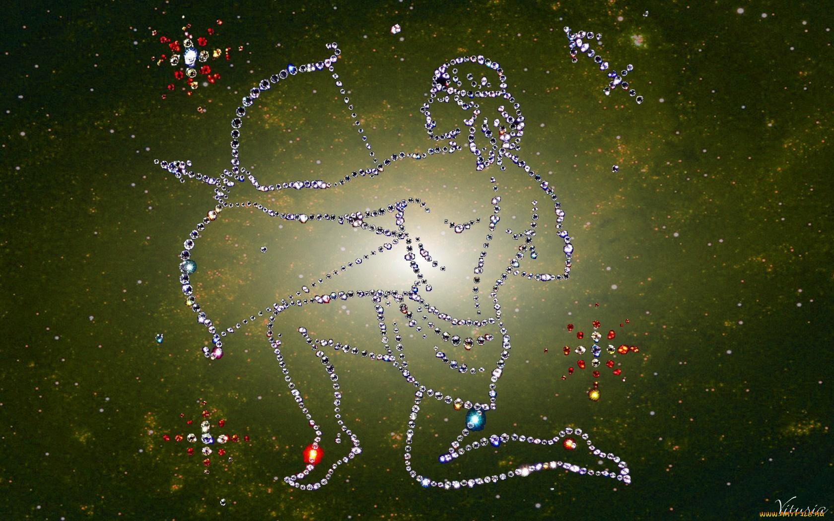 стрелец, разное, знаки, зодиака, знак, зодиак, камни, стразы, звезды