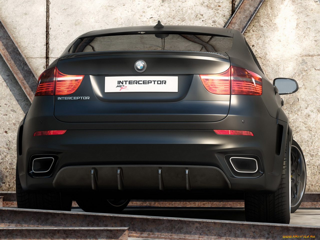 bmw, x6, interceptor, автомобили, 3д