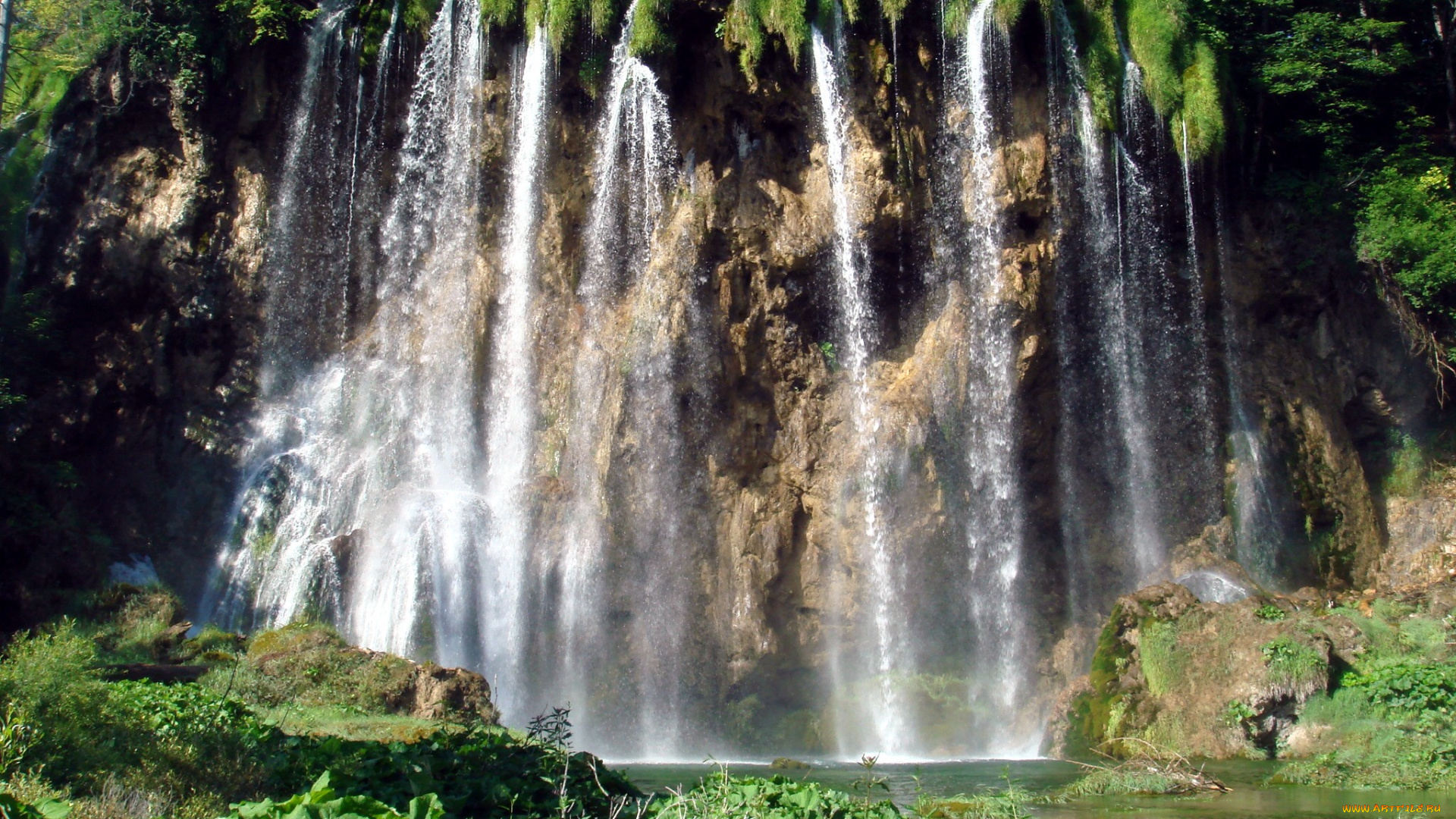 природа, водопады