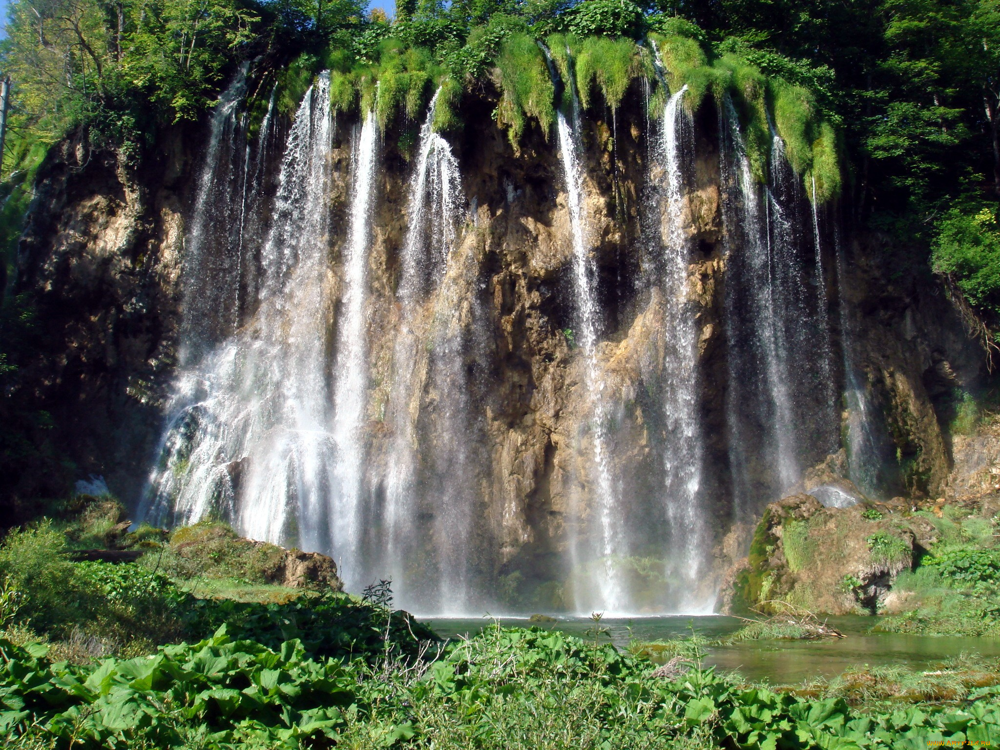 природа, водопады