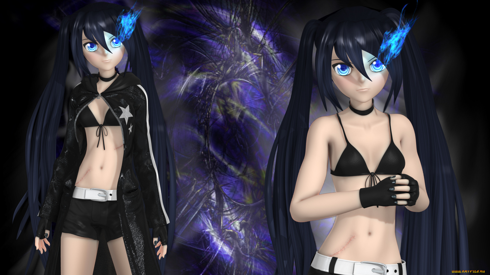 3д, графика, anime, аниме, девушки, вокалоид