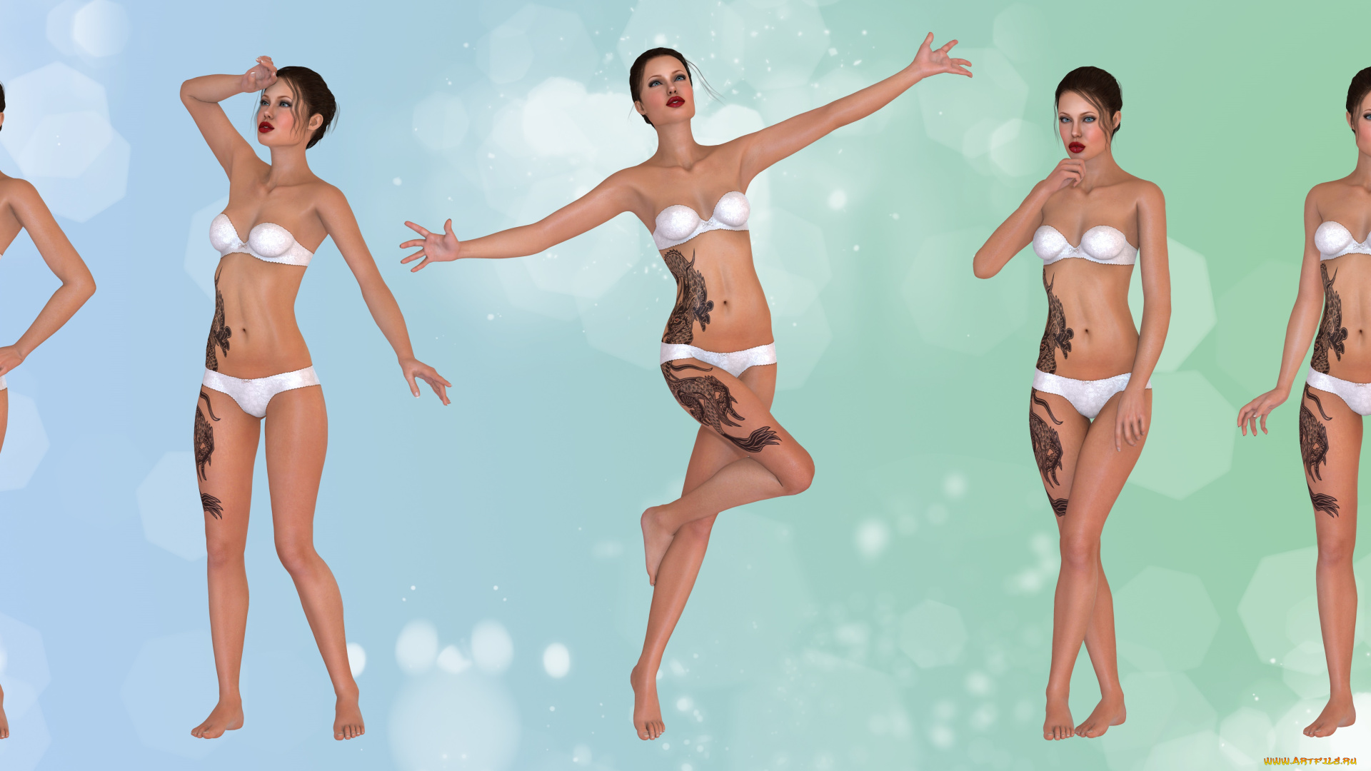 3д, графика, people, люди, девушки