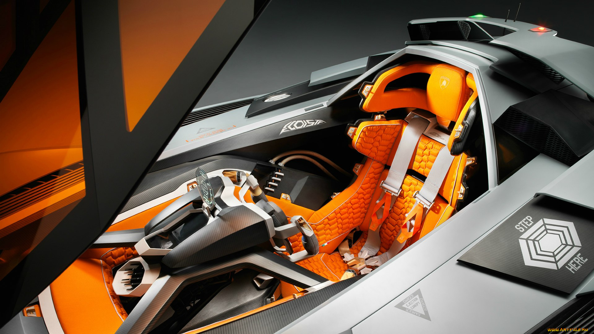 автомобили, интерьеры, egoista, lamborghini, суперкар