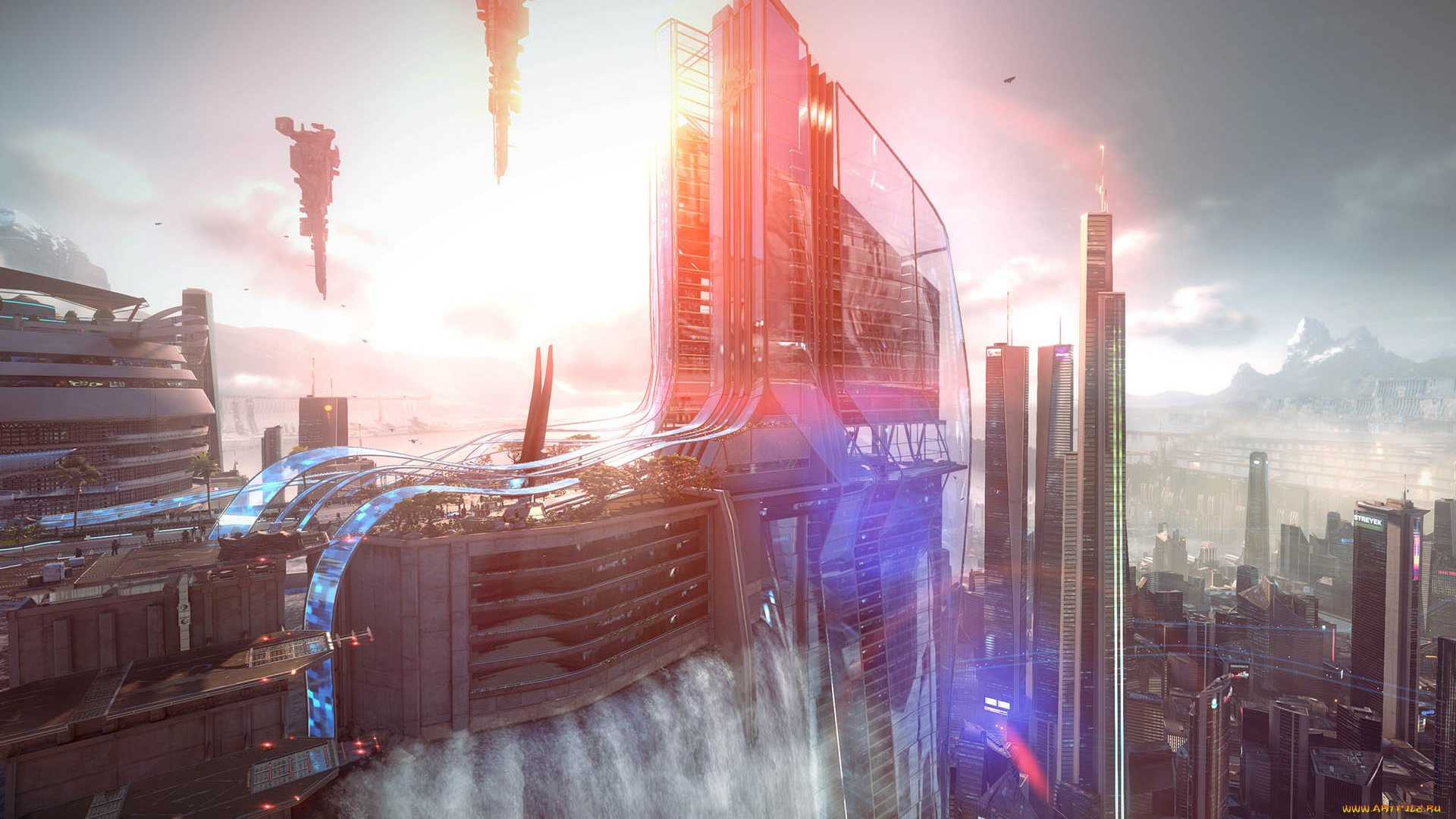 killzone, shadow, fall, видео, игры, город