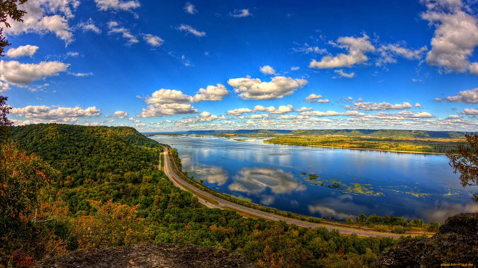 природа, реки, озера, миссисипи