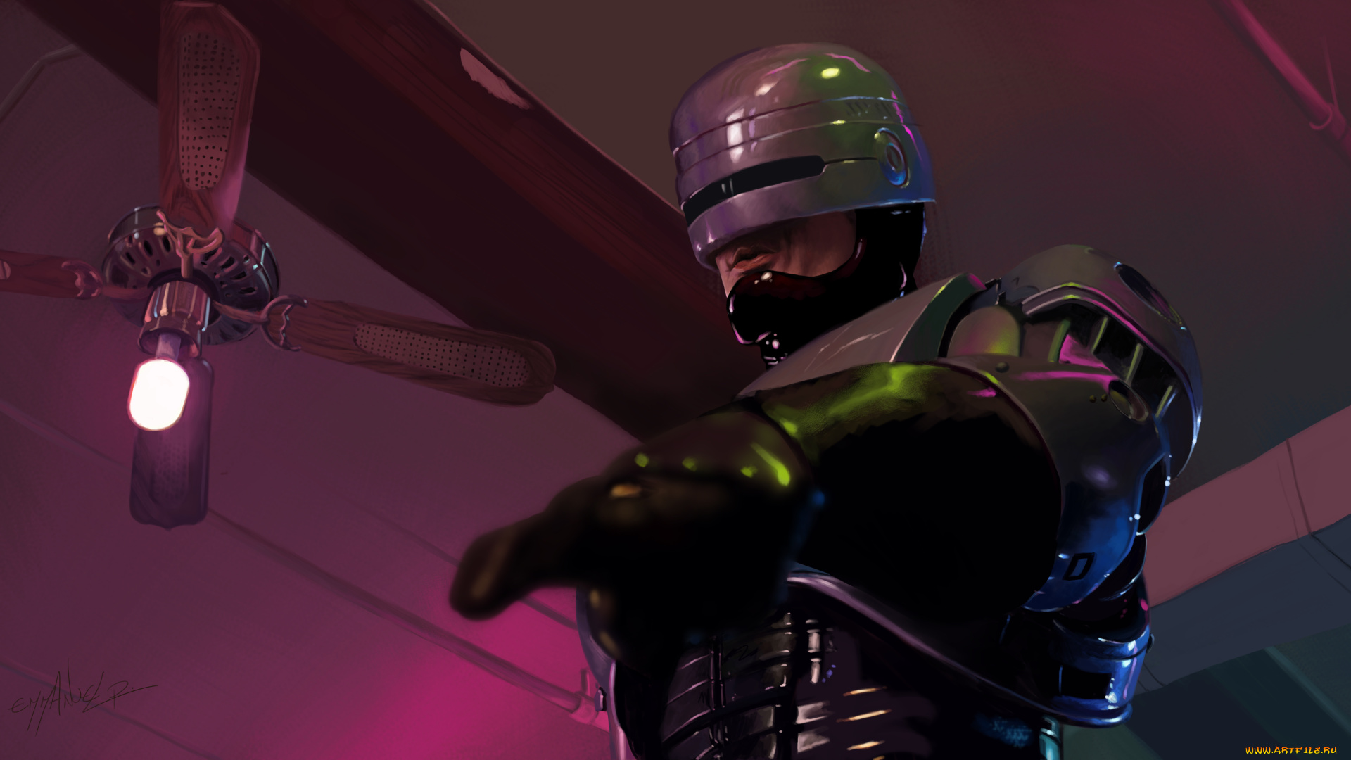 robocop, рисованные, комиксы, робот-полицейский