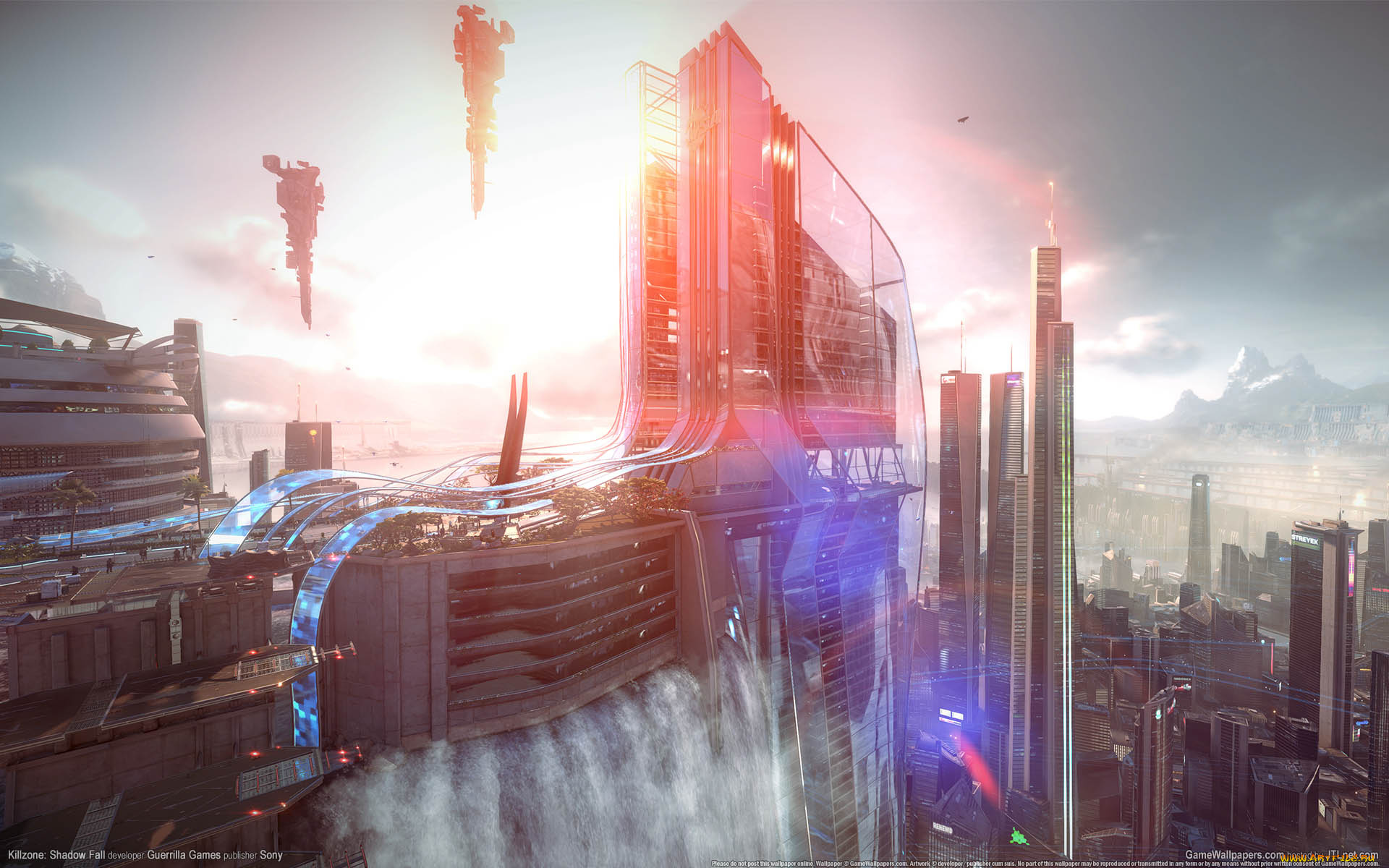 killzone, shadow, fall, видео, игры, город