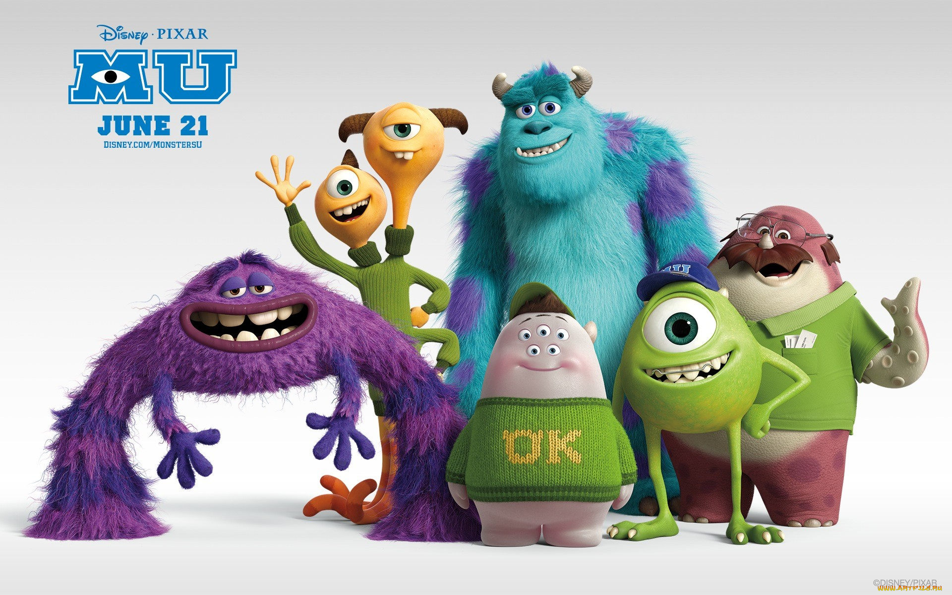 monsters, university, мультфильмы, университет, монстров