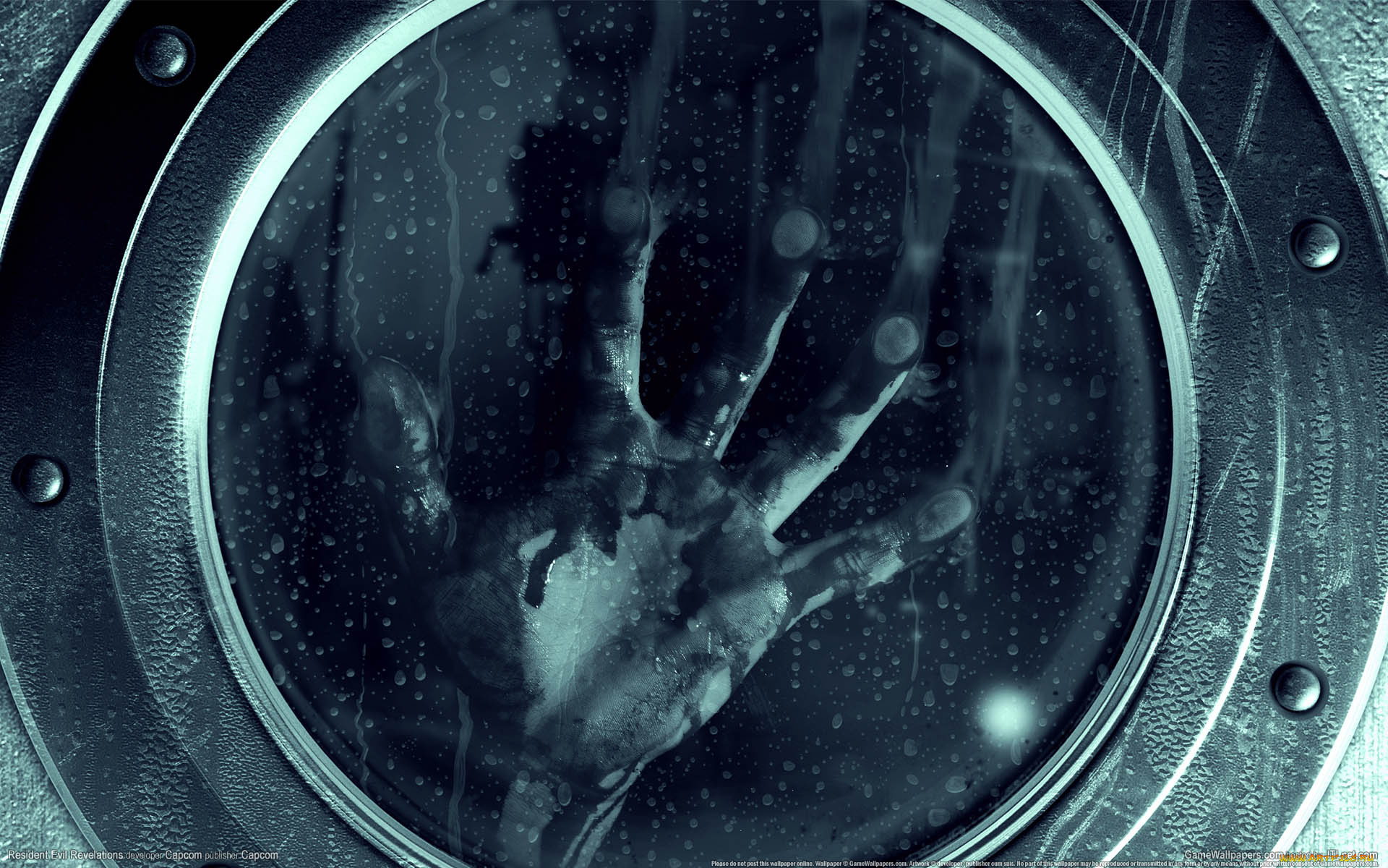 resident, evil, revelations, видео, игры, иллюминатор, рука