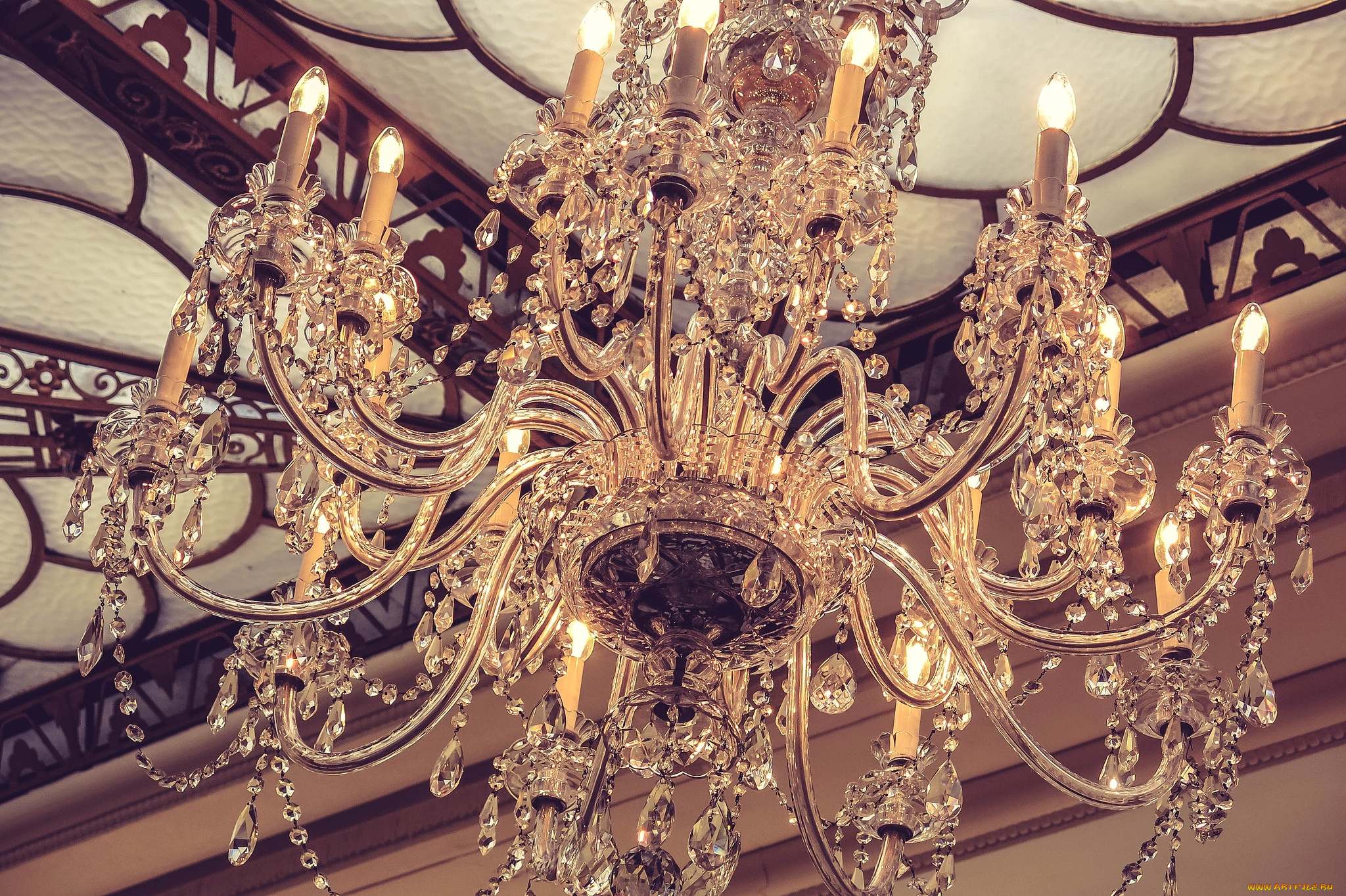 разное, осветительные, приборы, люстра, хрусталь