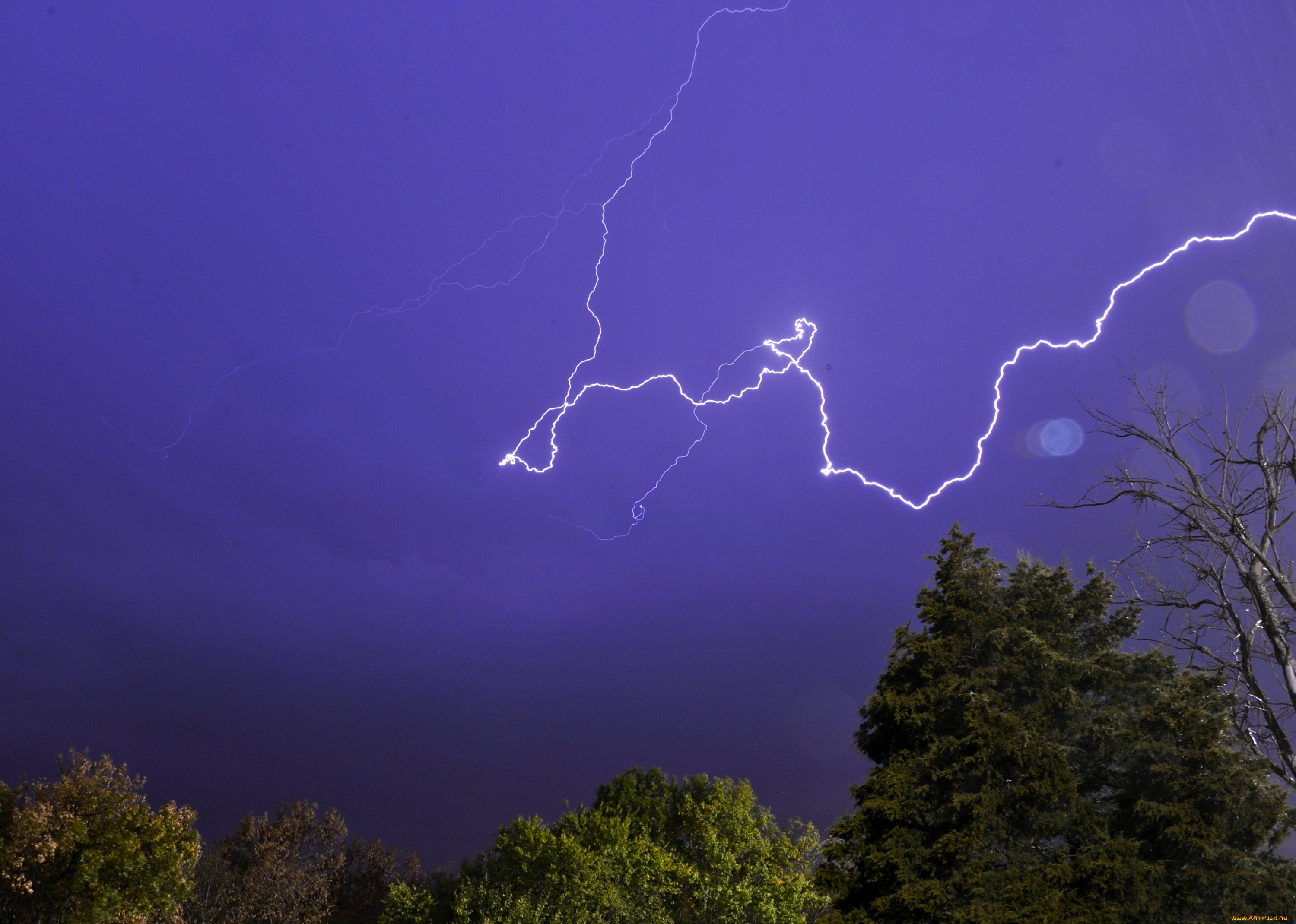 природа, молния, гроза