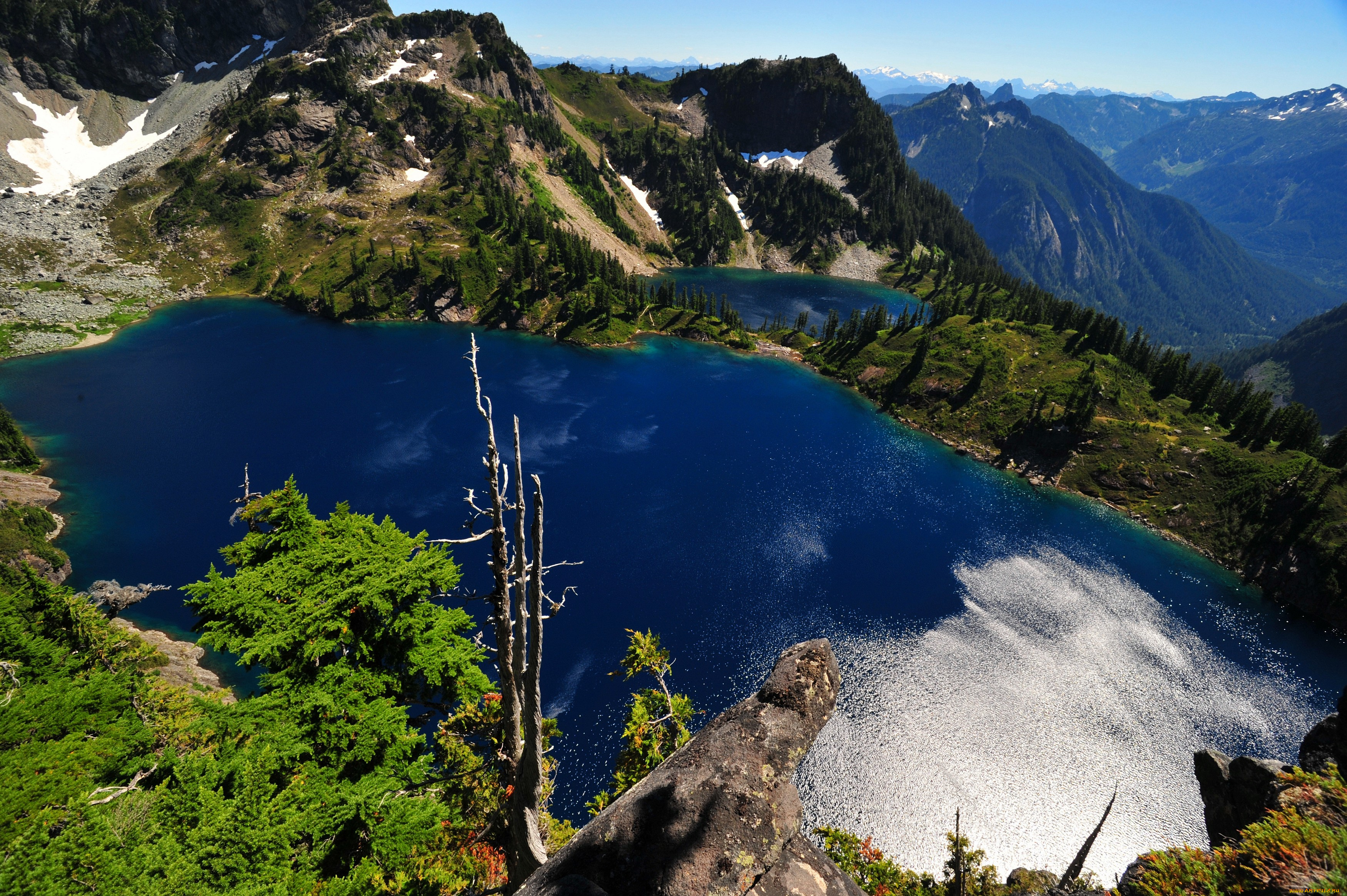 природа, реки, озера, пейзаж, горы