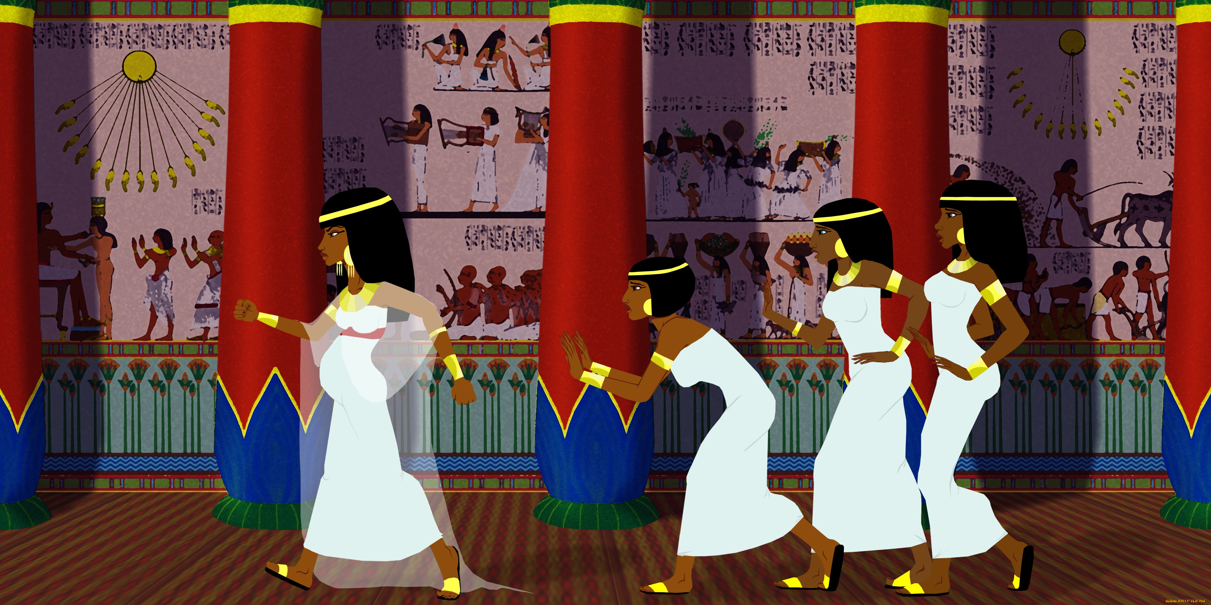 рисованные, люди